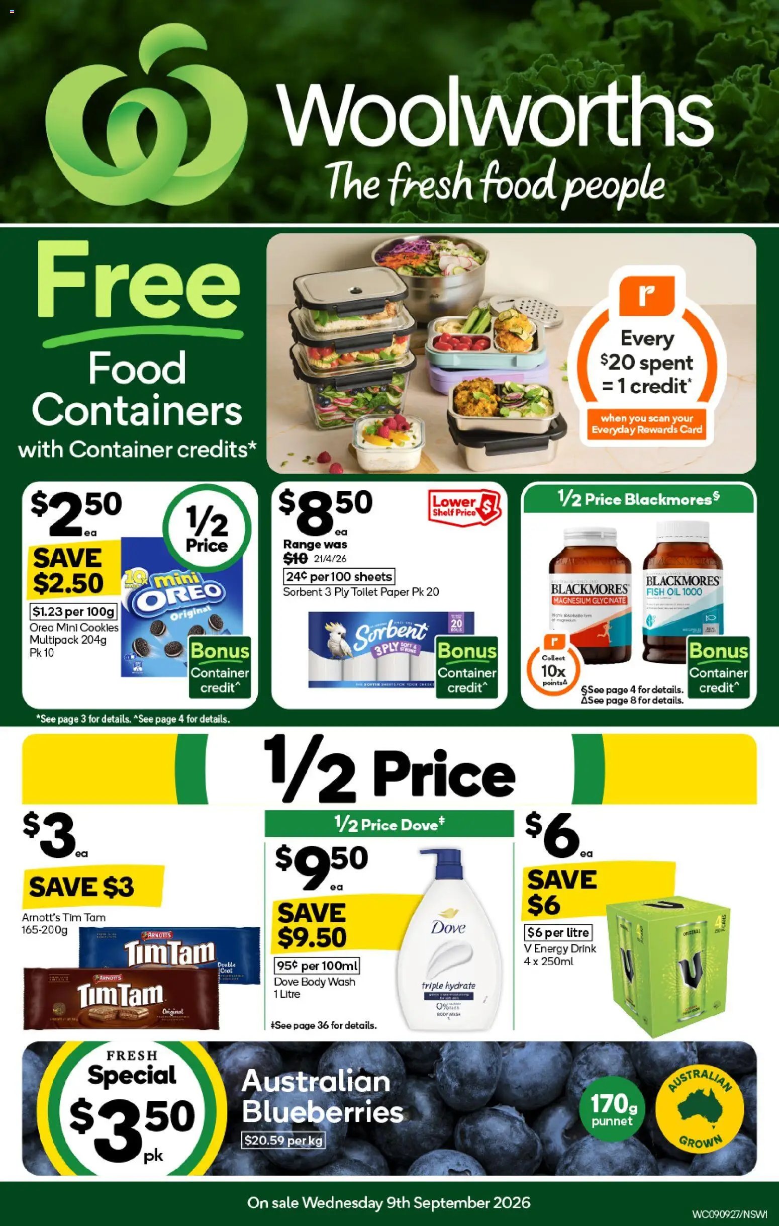 Woolworths catalogue from 09/09/2026 Woolworths catalogue