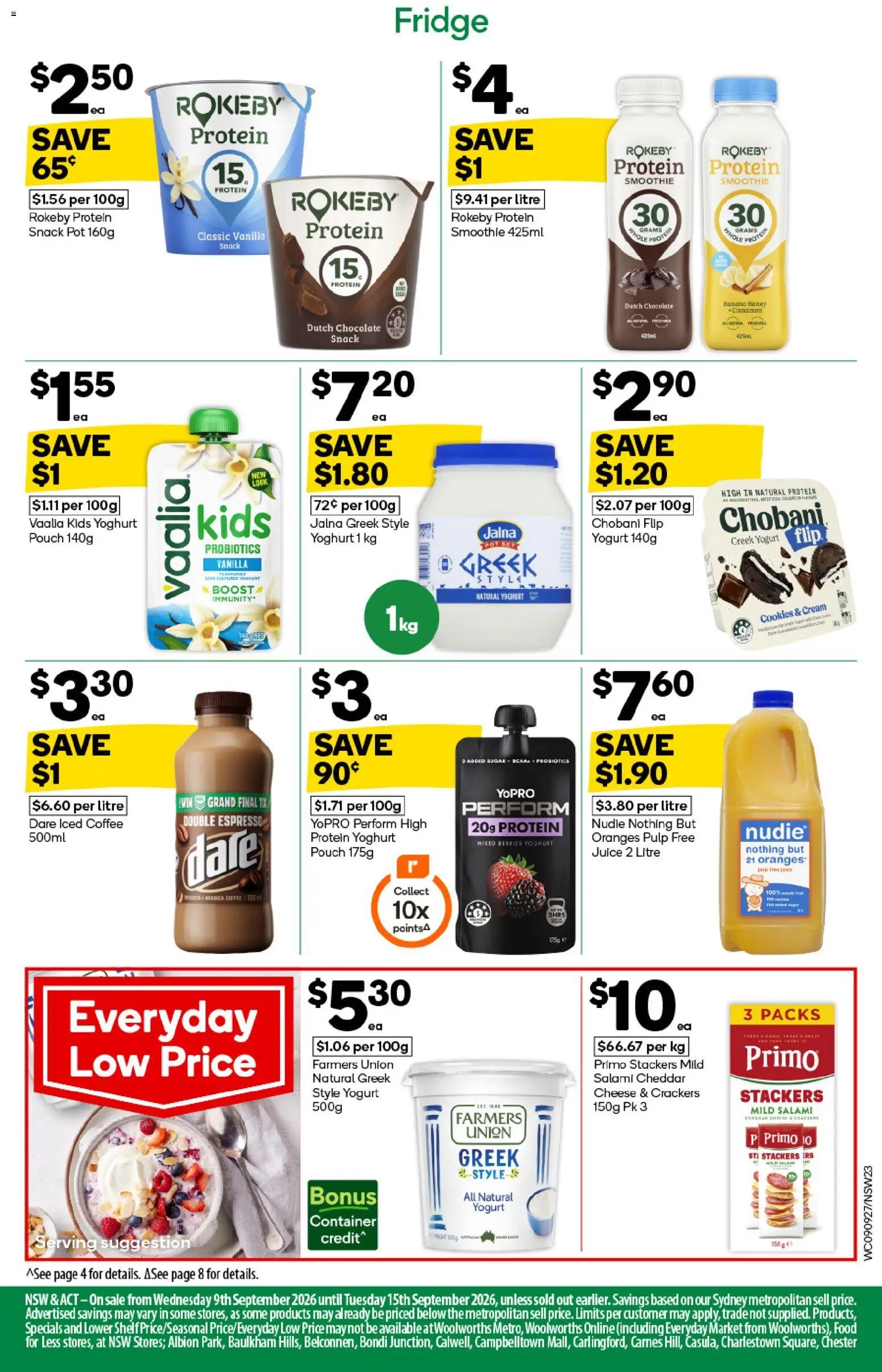 Woolworths catalogue from 09/09/2026 Woolworths catalogue