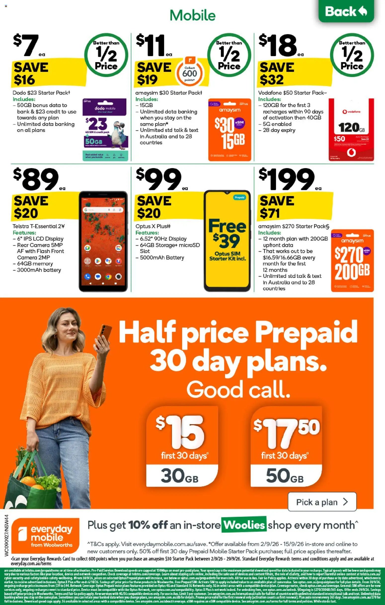 Woolworths catalogue from 09/09/2026 Woolworths catalogue