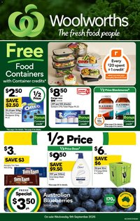 Woolworths catalogue from 09/09/2026 Woolworths catalogue
