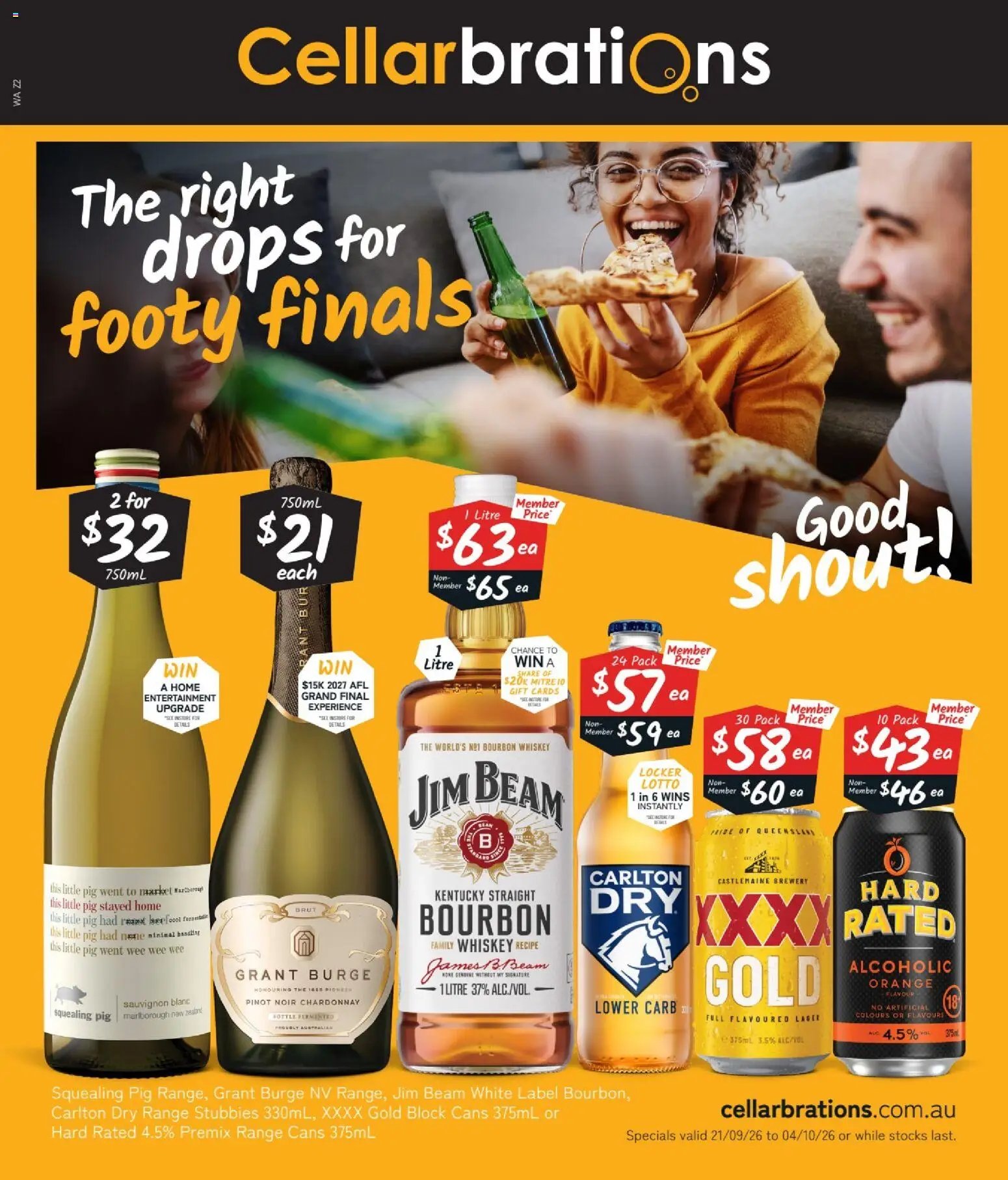 Cellarbrations catalogue from 21/09/2026 Cellarbrations catalogue ALBANY