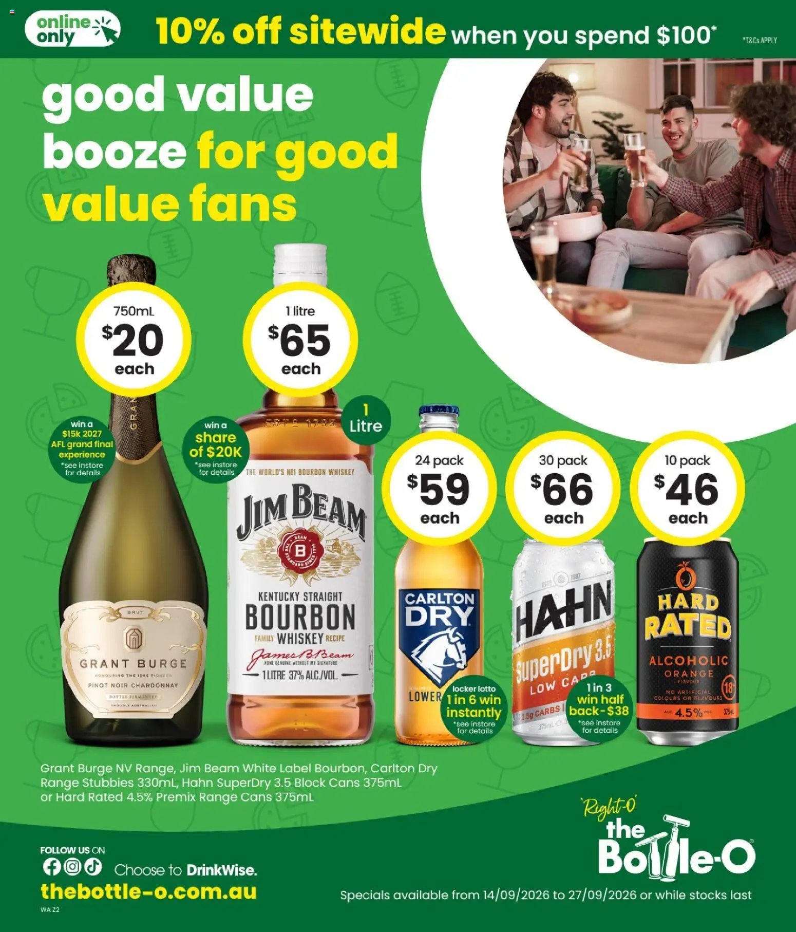 The Bottle-O catalogue from 14/09/2026 The Bottle-O catalogue ALBANY