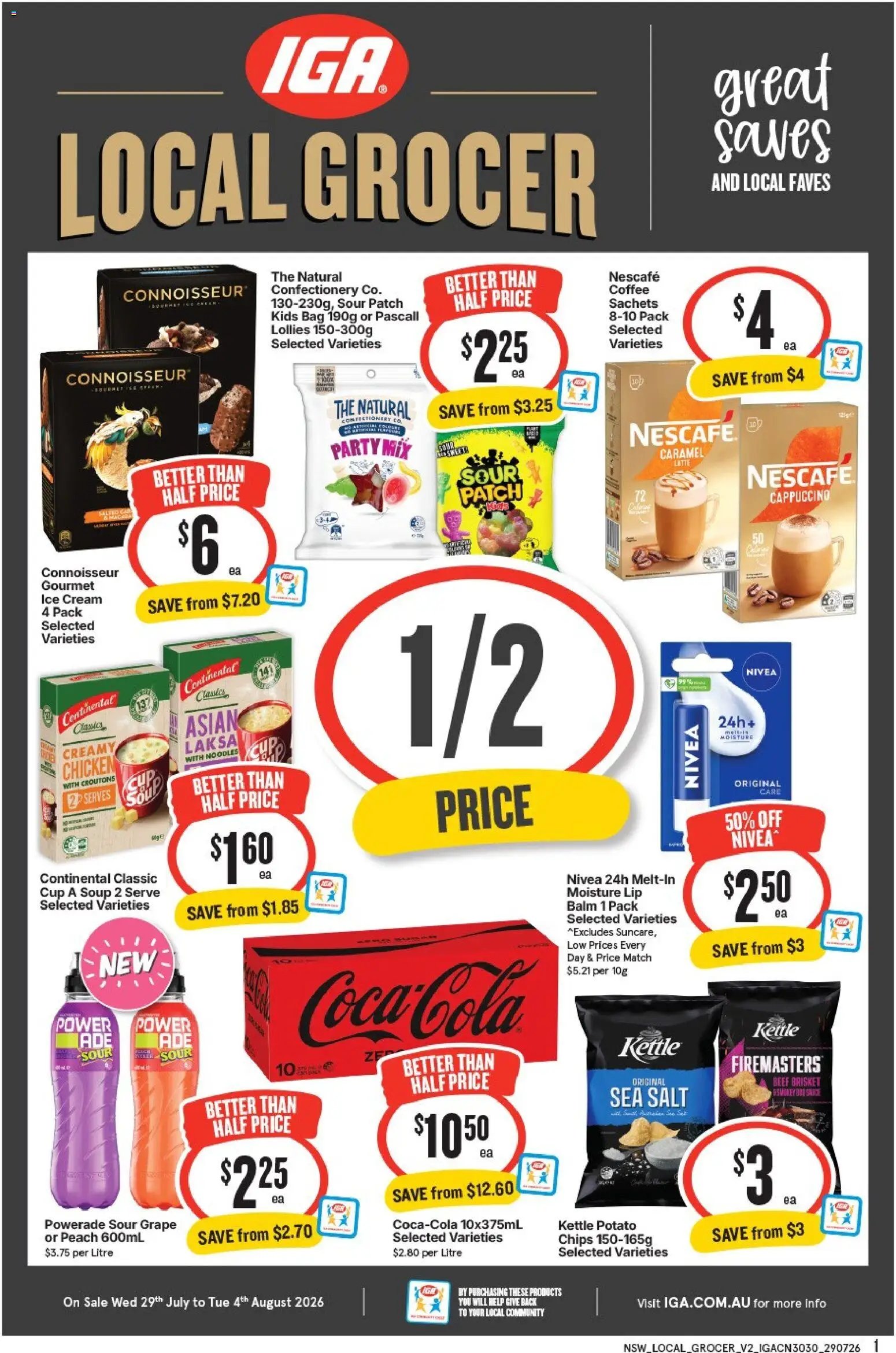 IGA catalogue from 29/07/2026 IGA Local Grocer NSW