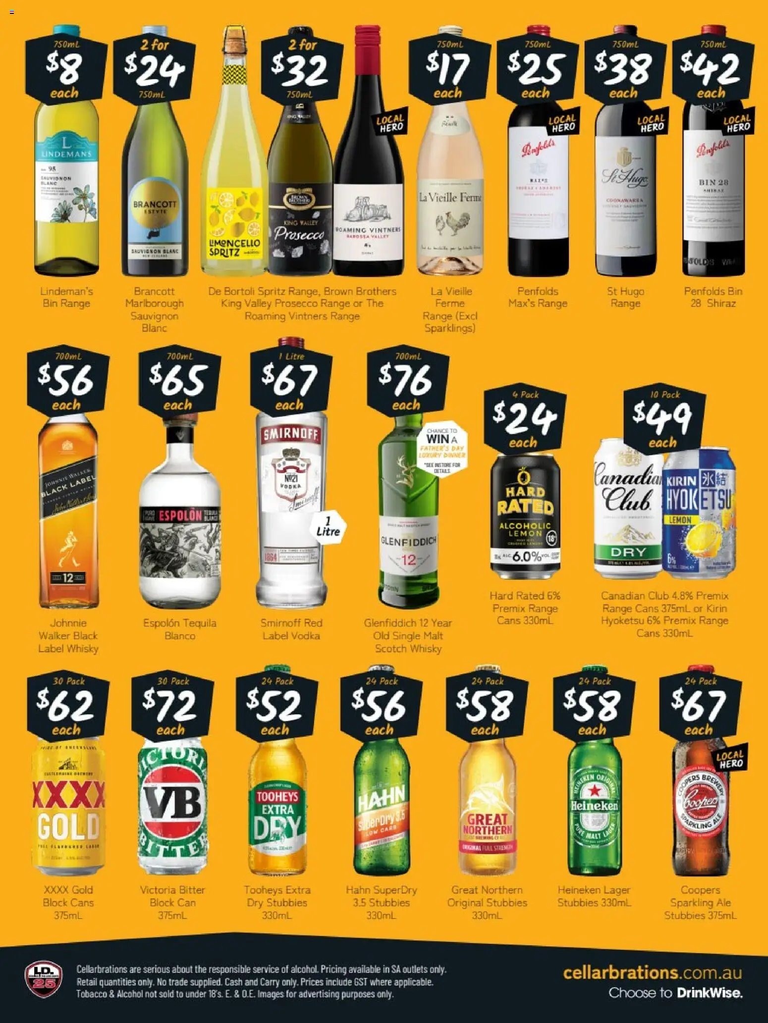 Cellarbrations catalogue from 24/08/2026 Cellarbrations catalogue ALDGATE