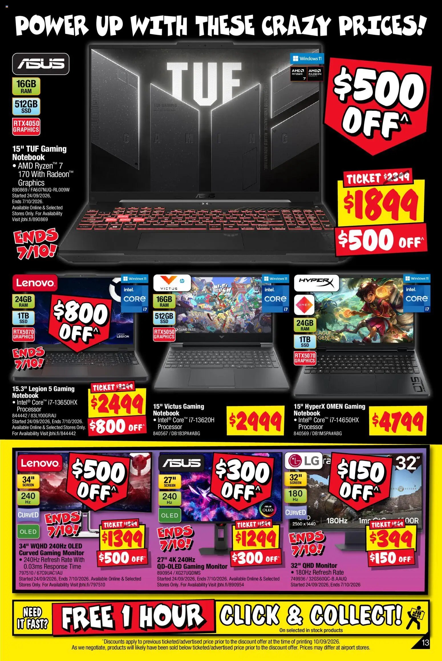JB Hi-Fi catalogue from 24/09/2026 JB Hi-Fi catalogue Mega Gaming Sale
