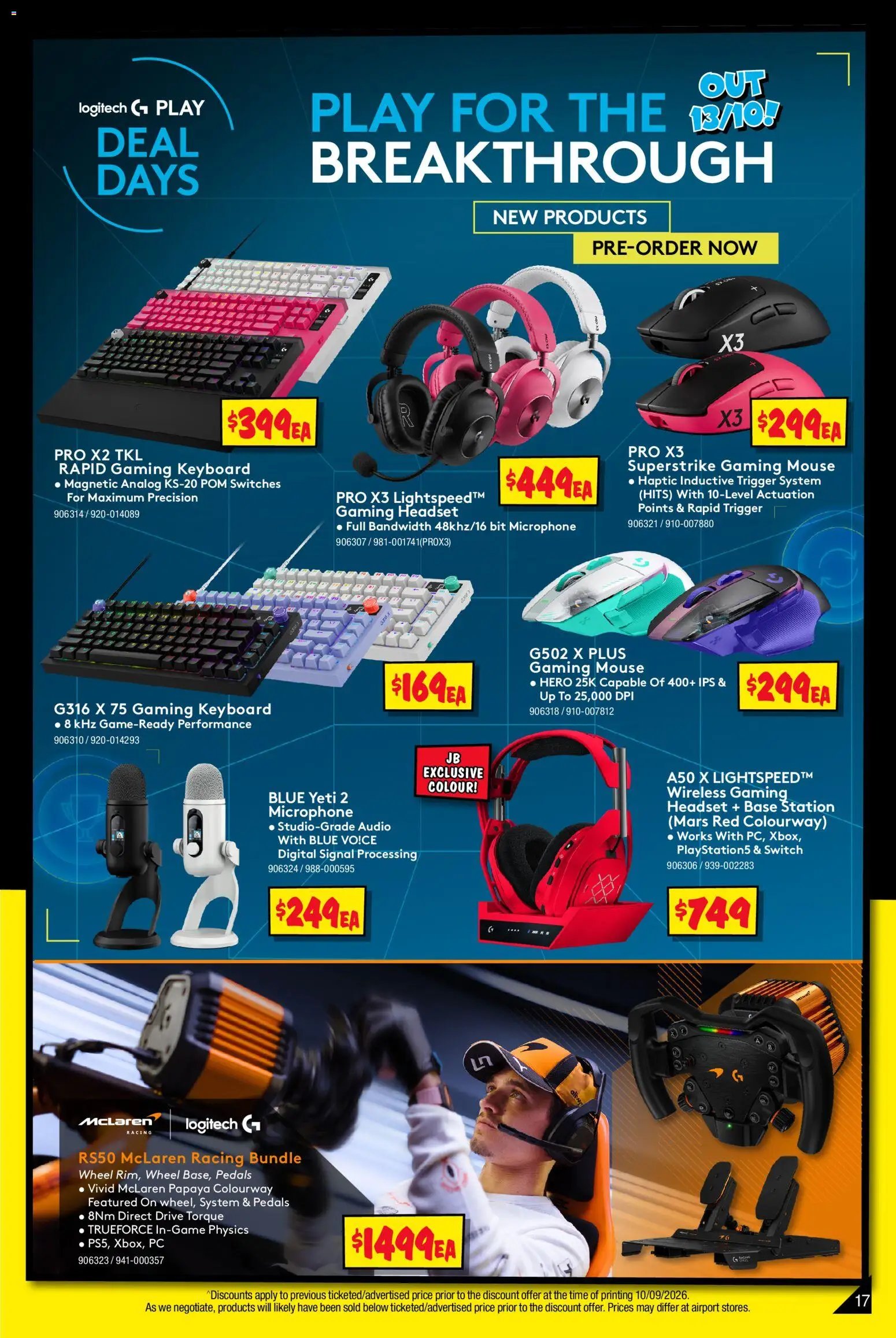JB Hi-Fi catalogue from 24/09/2026 JB Hi-Fi catalogue Mega Gaming Sale