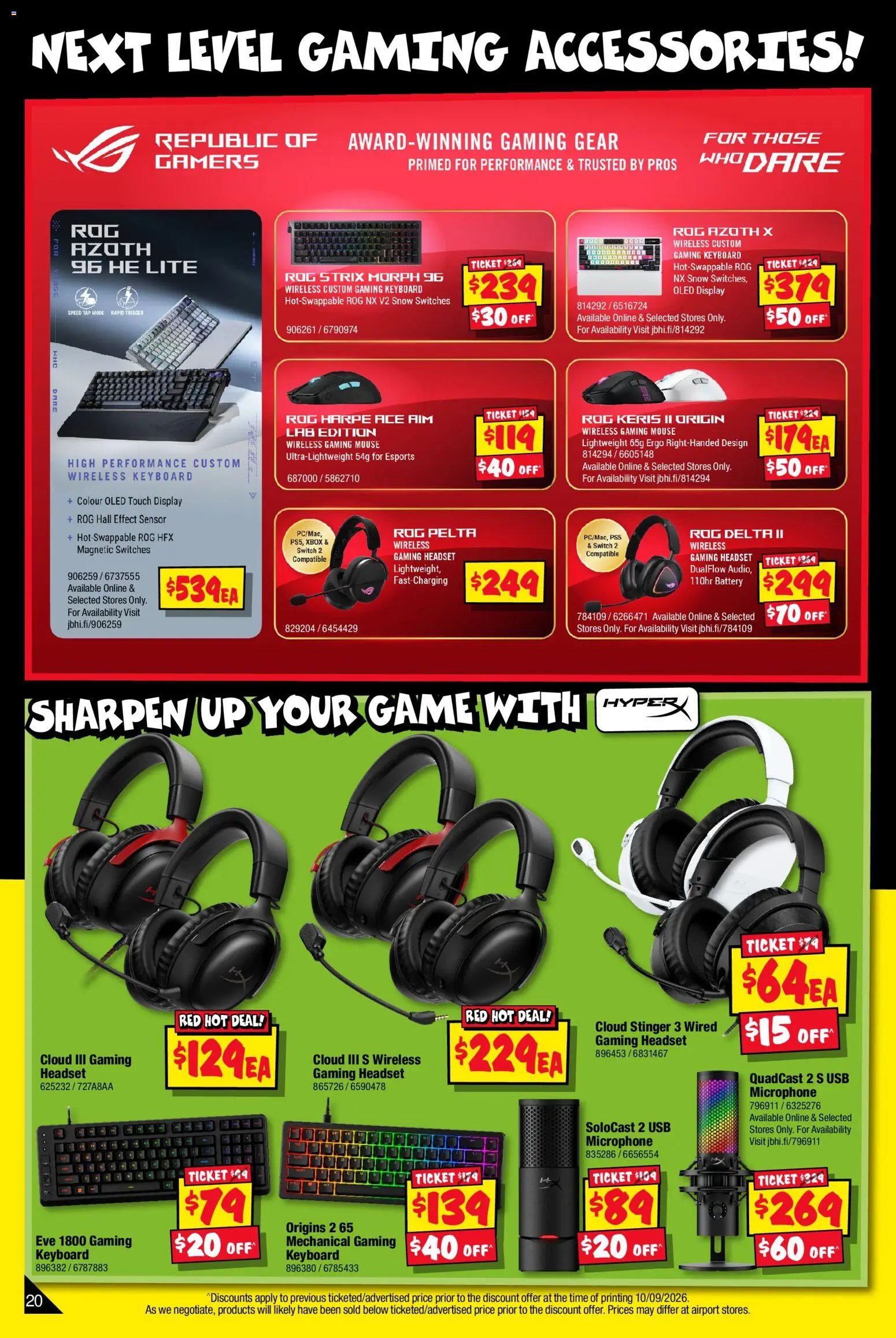 JB Hi-Fi catalogue from 24/09/2026 JB Hi-Fi catalogue Mega Gaming Sale