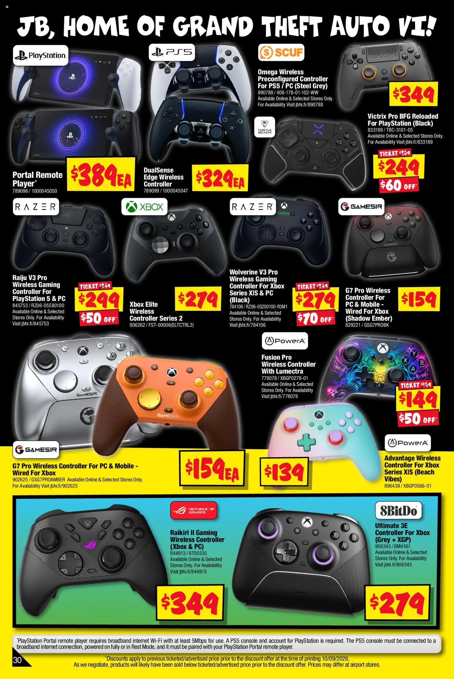 JB Hi-Fi catalogue from 24/09/2026 JB Hi-Fi catalogue Mega Gaming Sale