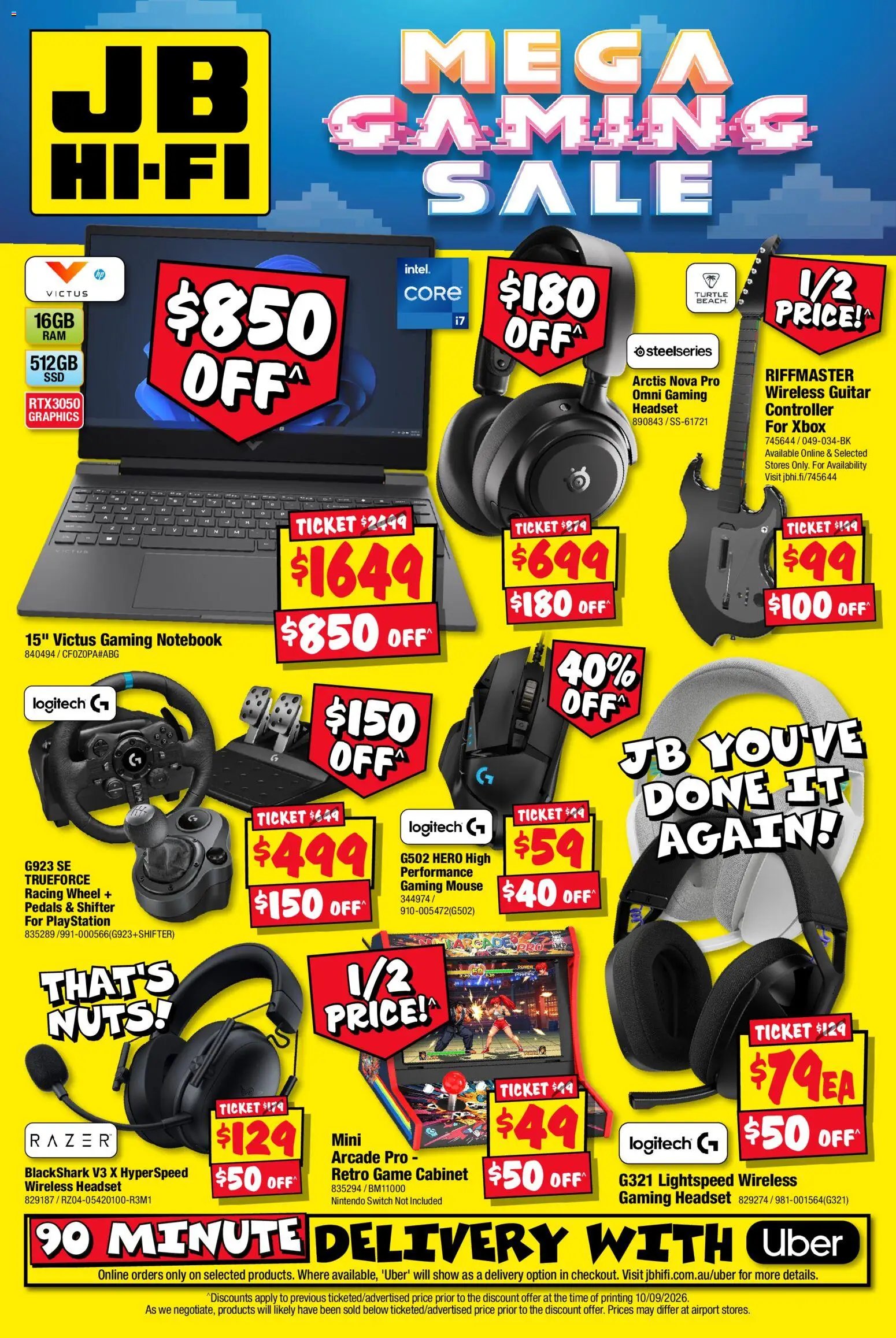 JB Hi-Fi catalogue from 24/09/2026 JB Hi-Fi catalogue Mega Gaming Sale