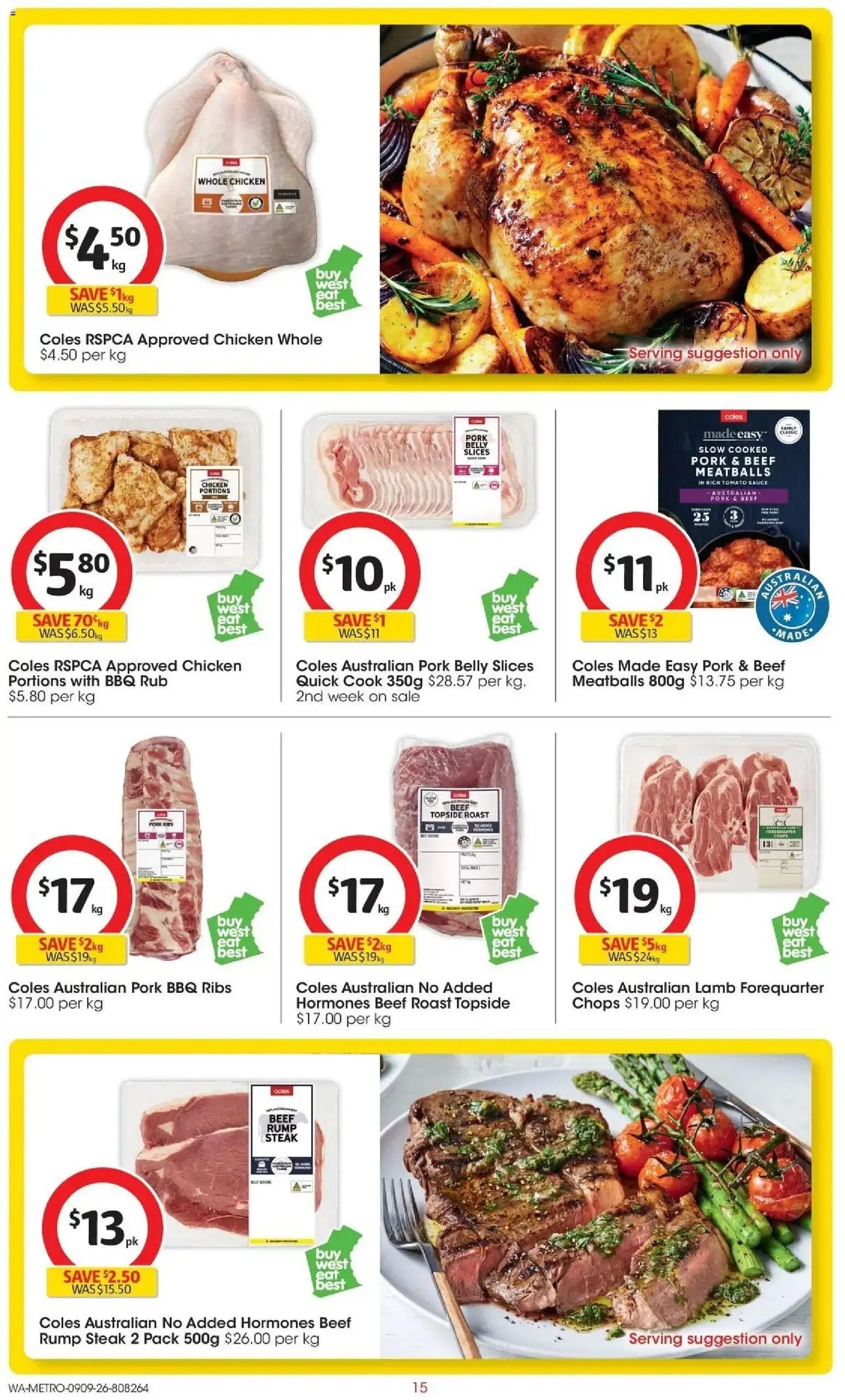 Coles catalogue from 09/09/2026 Coles catalogue WA