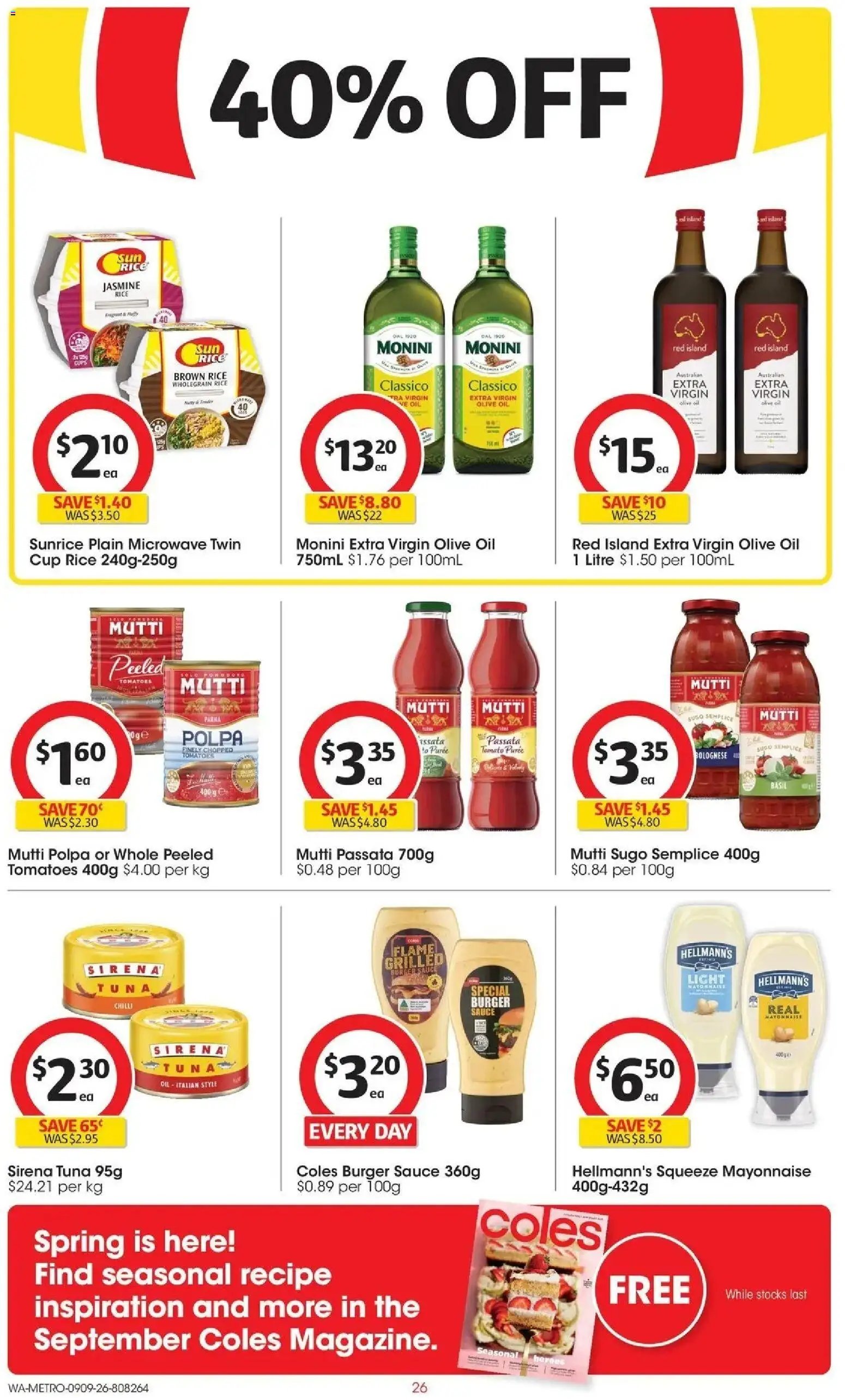Coles catalogue from 09/09/2026 Coles catalogue WA