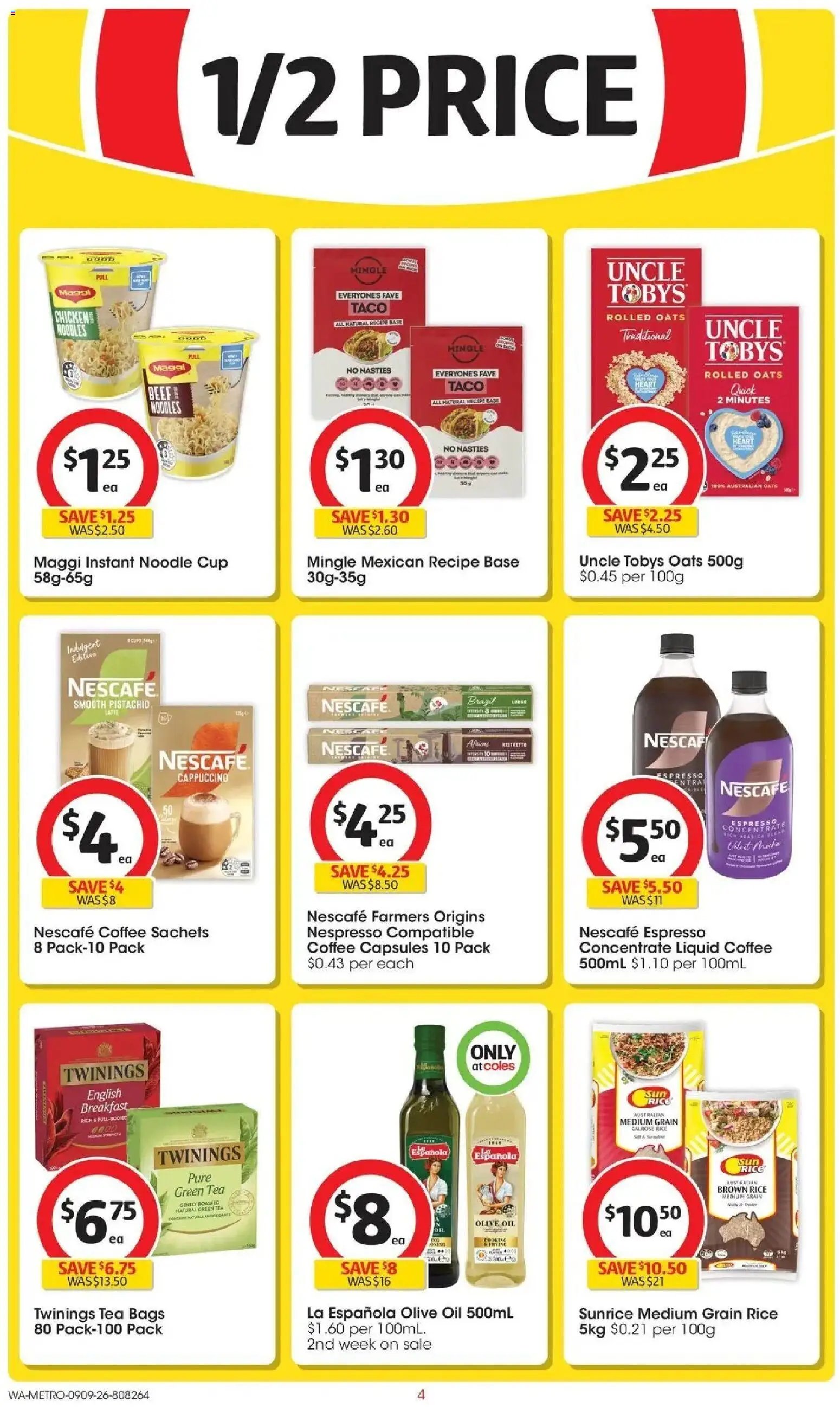 Coles catalogue from 09/09/2026 Coles catalogue WA
