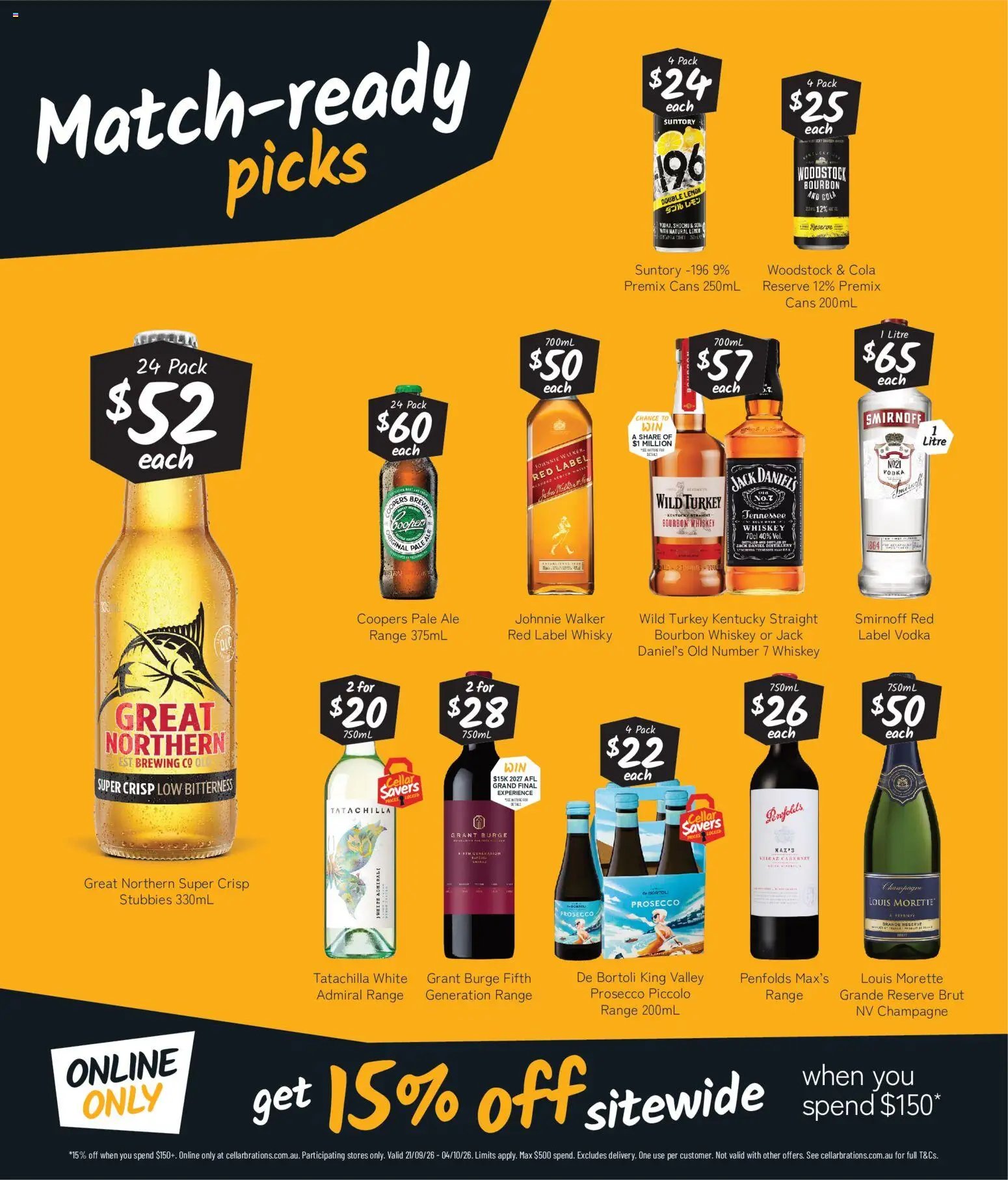Cellarbrations catalogue from 21/09/2026 Cellarbrations catalogue