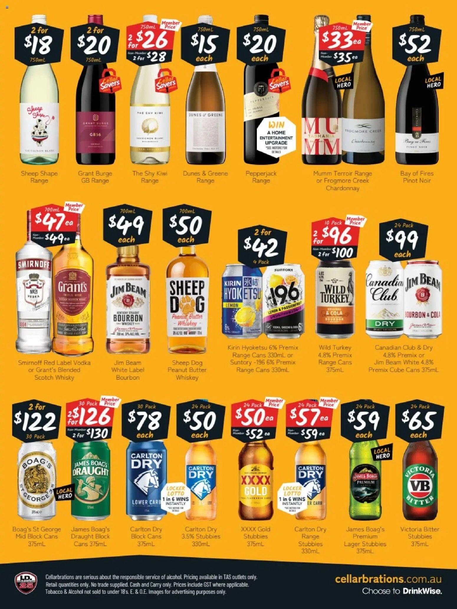 Cellarbrations catalogue from 07/09/2026 Cellarbrations catalogue BLACKMANS BAY