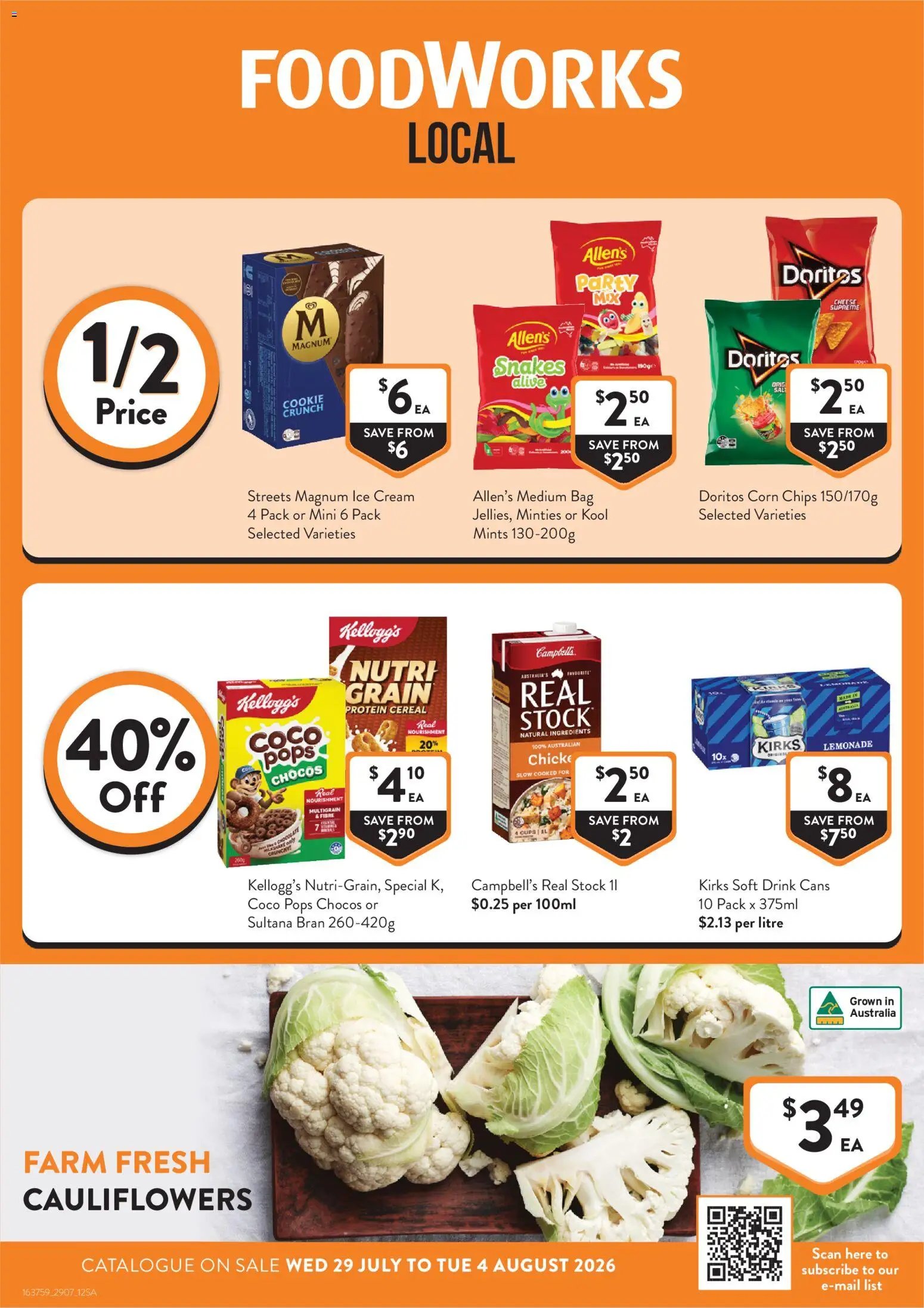 Foodworks catalogue from 29/07/2026 Foodworks catalogue SA