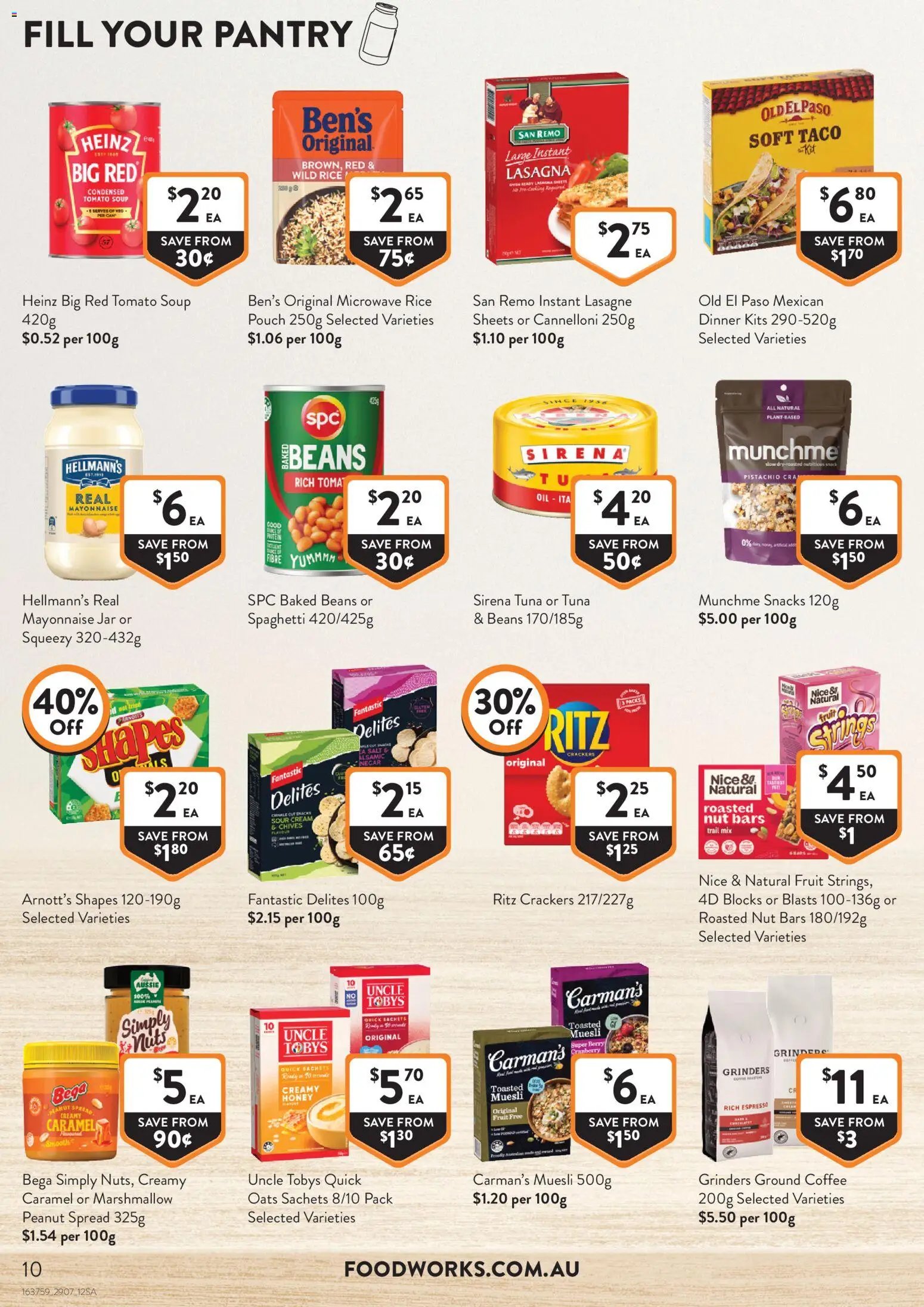 Foodworks catalogue from 29/07/2026 Foodworks catalogue SA