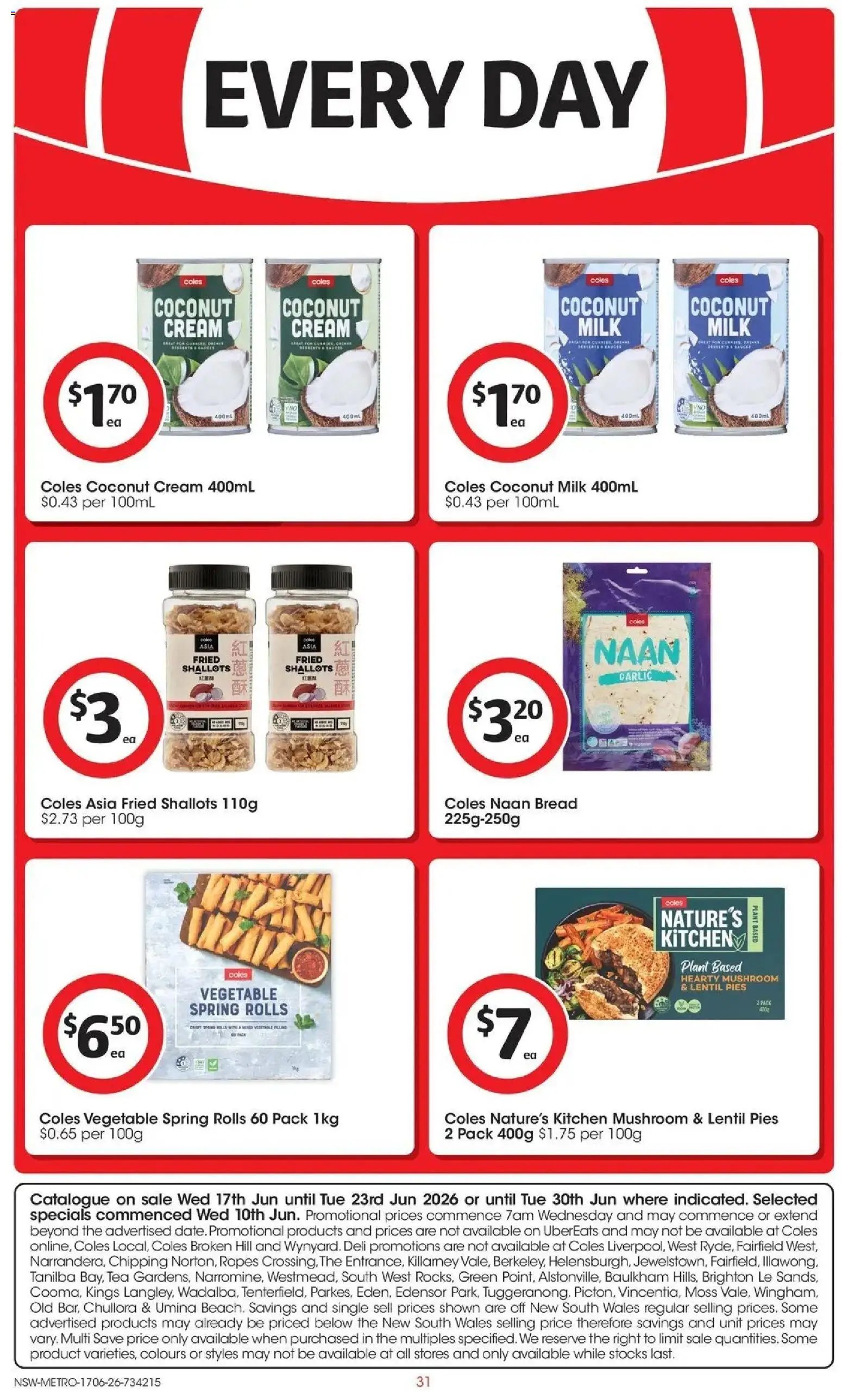 Coles catalogue from 17/06/2026 Coles catalogue NSW