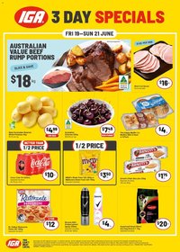 IGA catalogue from 19/06/2026 IGA - 3 Day Specials - NT/WA