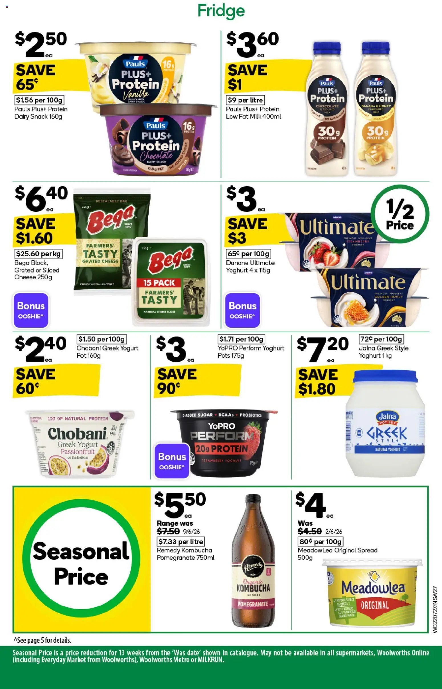 Woolworths catalogue from 22/07/2026 Woolworths catalogue