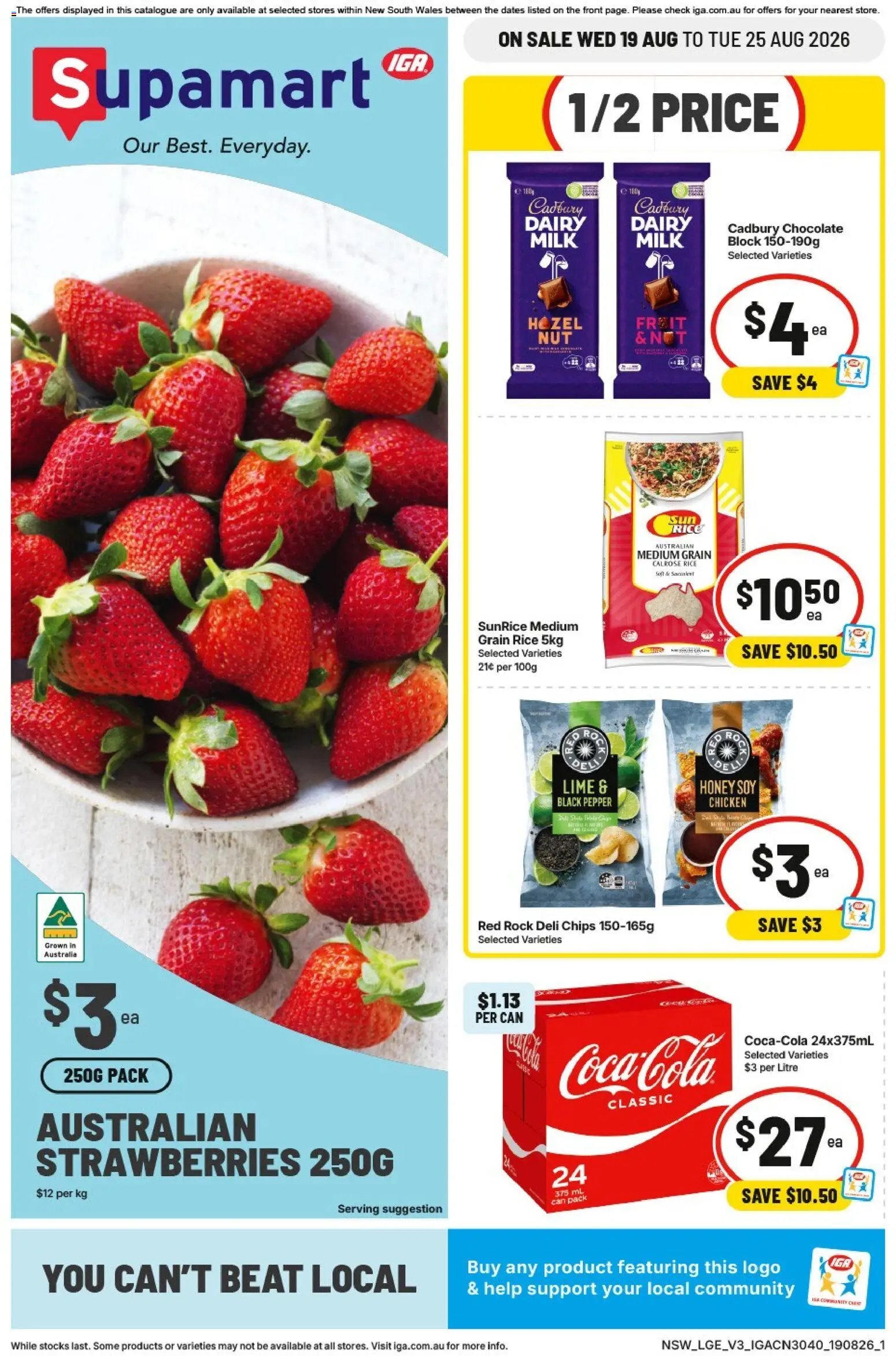 IGA catalogue from 19/08/2026 IGA catalogue Supamart