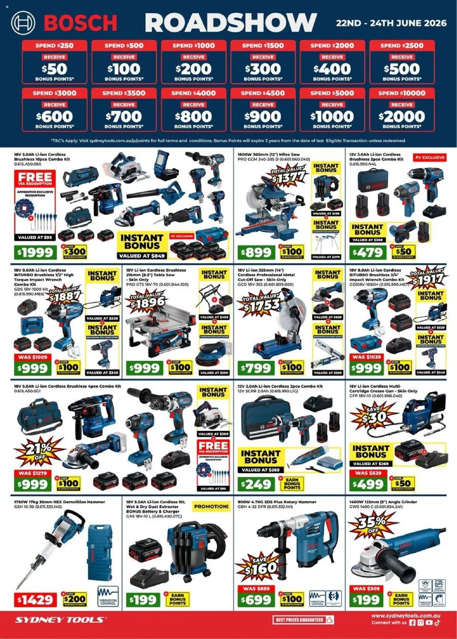 Sydney Tools catalogue from 22/06/2026 Sydney Tools catalogue