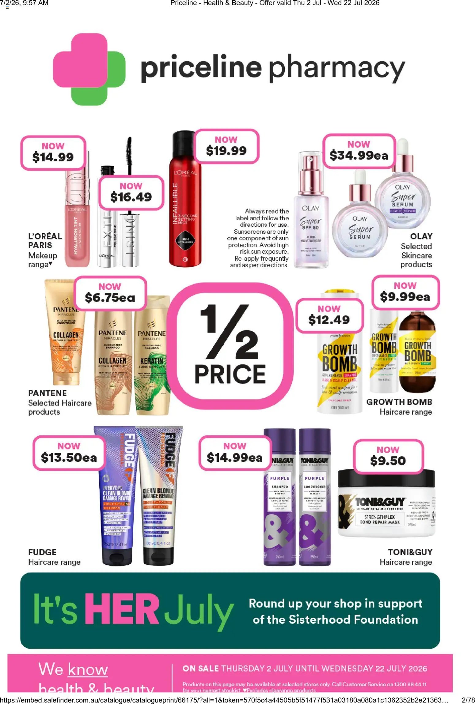 Priceline Pharmacy catalogue from 02/07/2026 Priceline Pharmacy catalogue