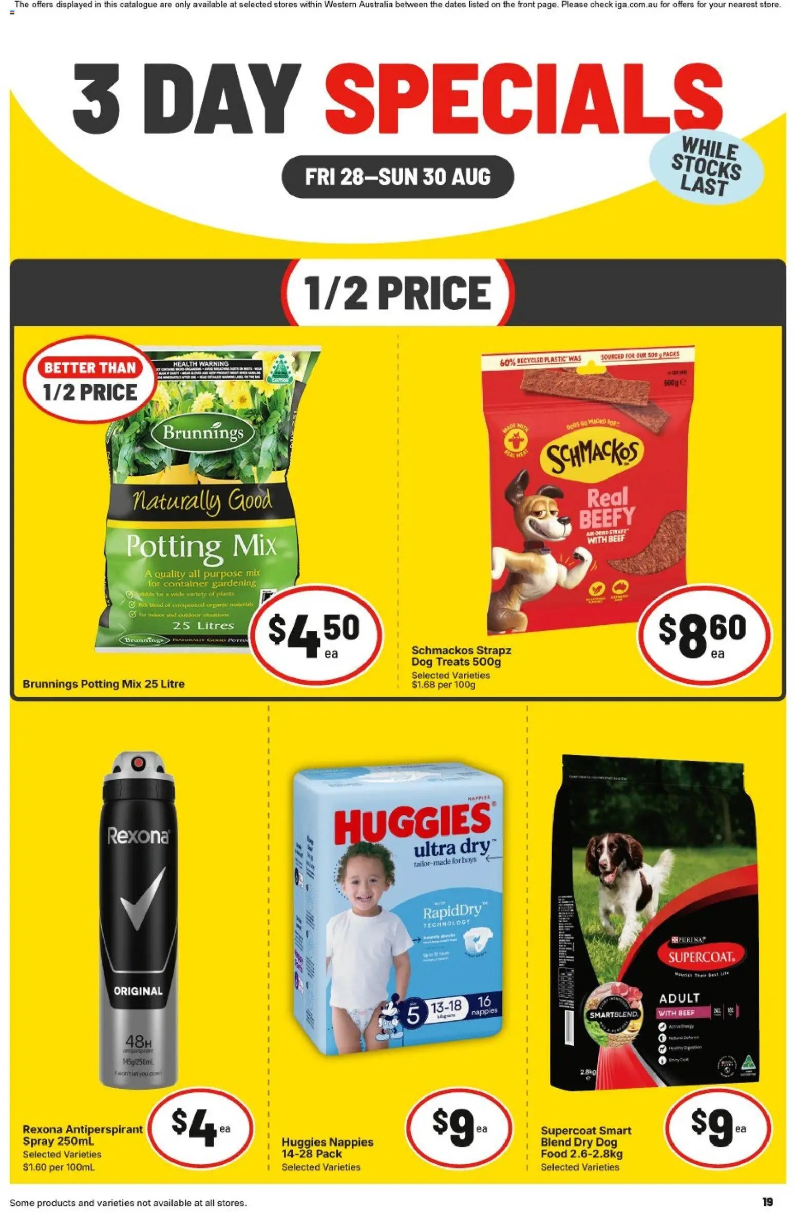 IGA catalogue from 28/08/2026 IGA 3 Day Specials WA