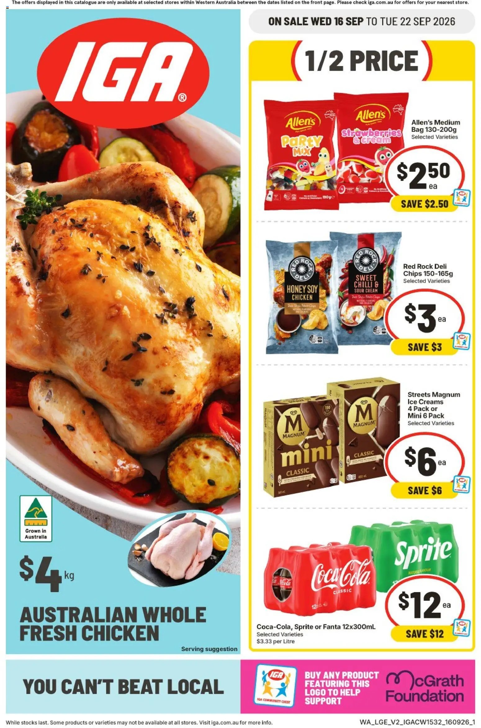 IGA catalogue from 16/09/2026 IGA catalogue Northbridge