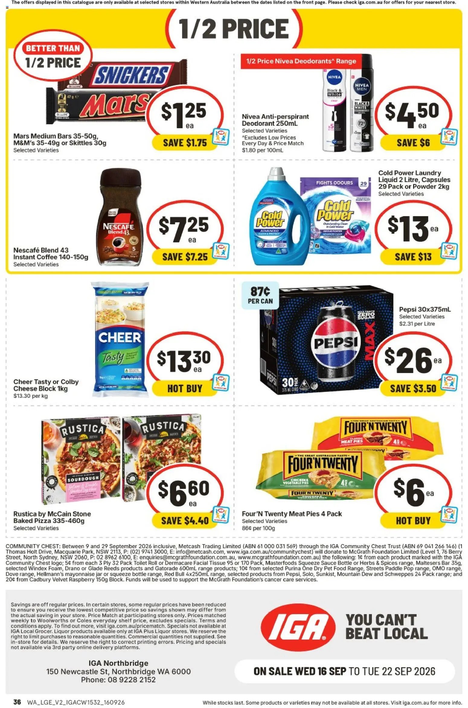 IGA catalogue from 16/09/2026 IGA catalogue Northbridge