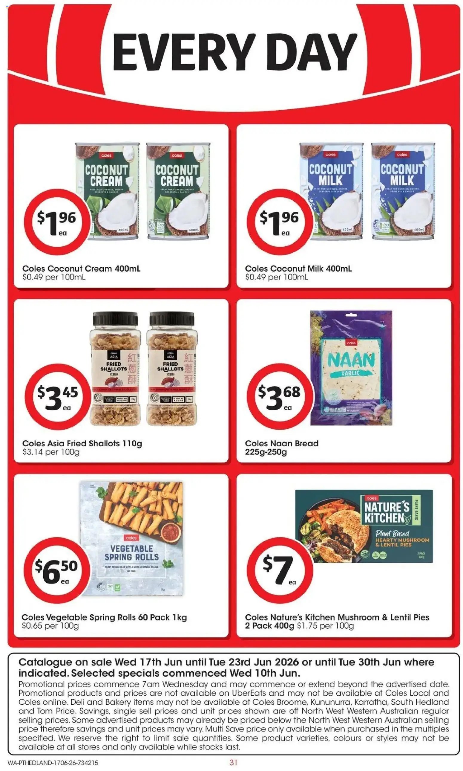 Coles catalogue from 17/06/2026 Coles catalogue PT Hedland