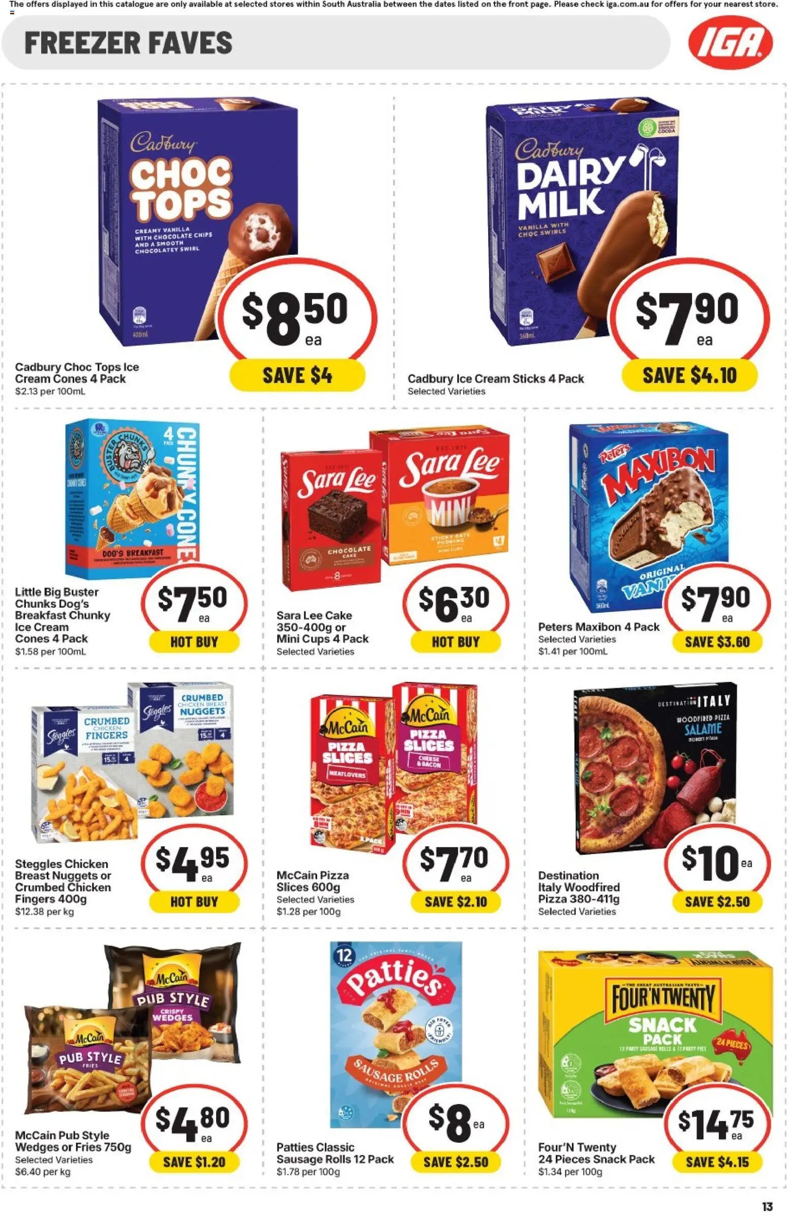 IGA catalogue from 07/10/2026 IGA catalogue SA