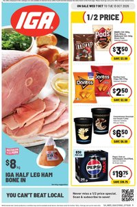 IGA catalogue from 07/10/2026 IGA catalogue SA