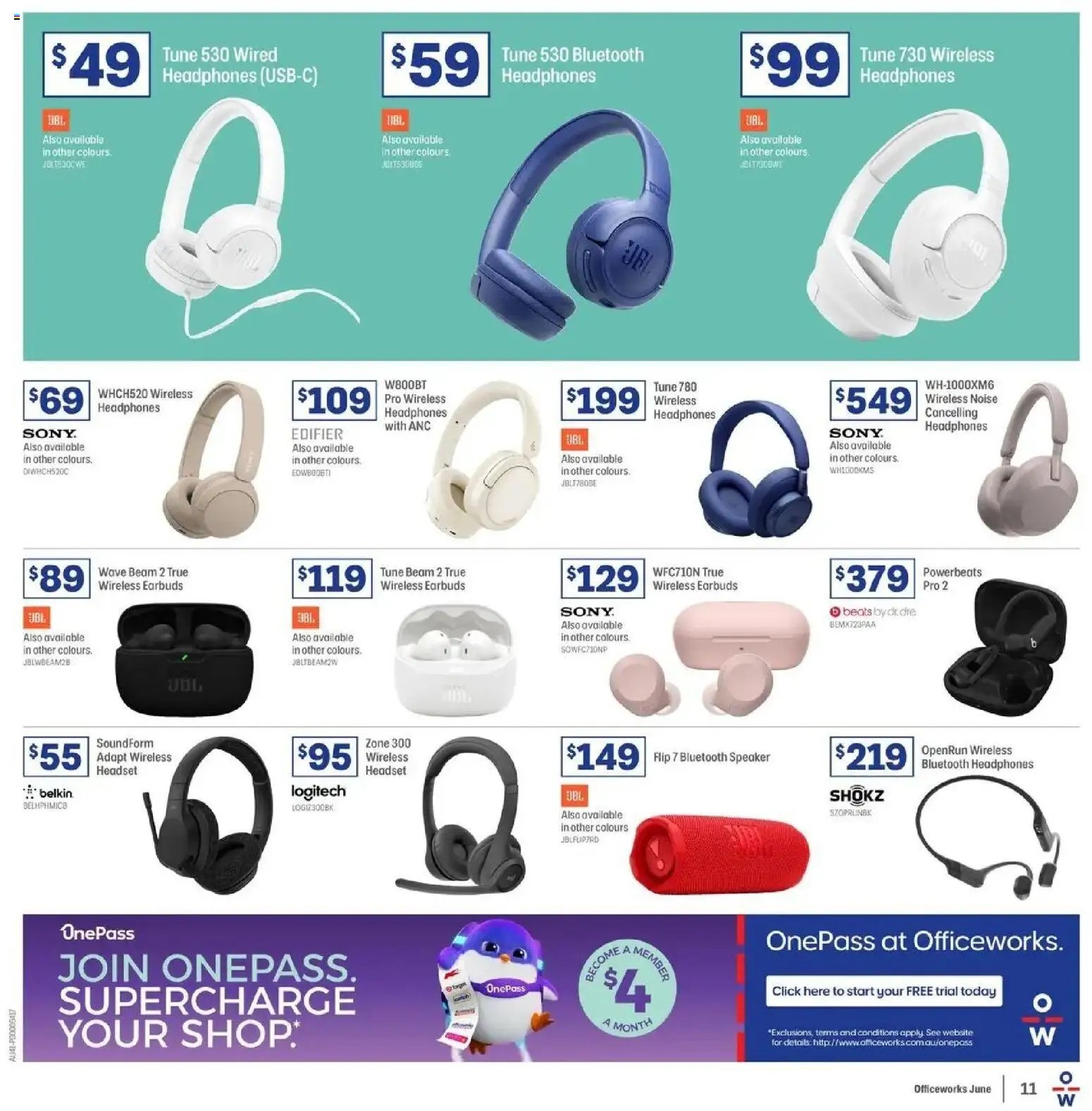Officeworks catalogue from 10/06/2026 EOFY Deals