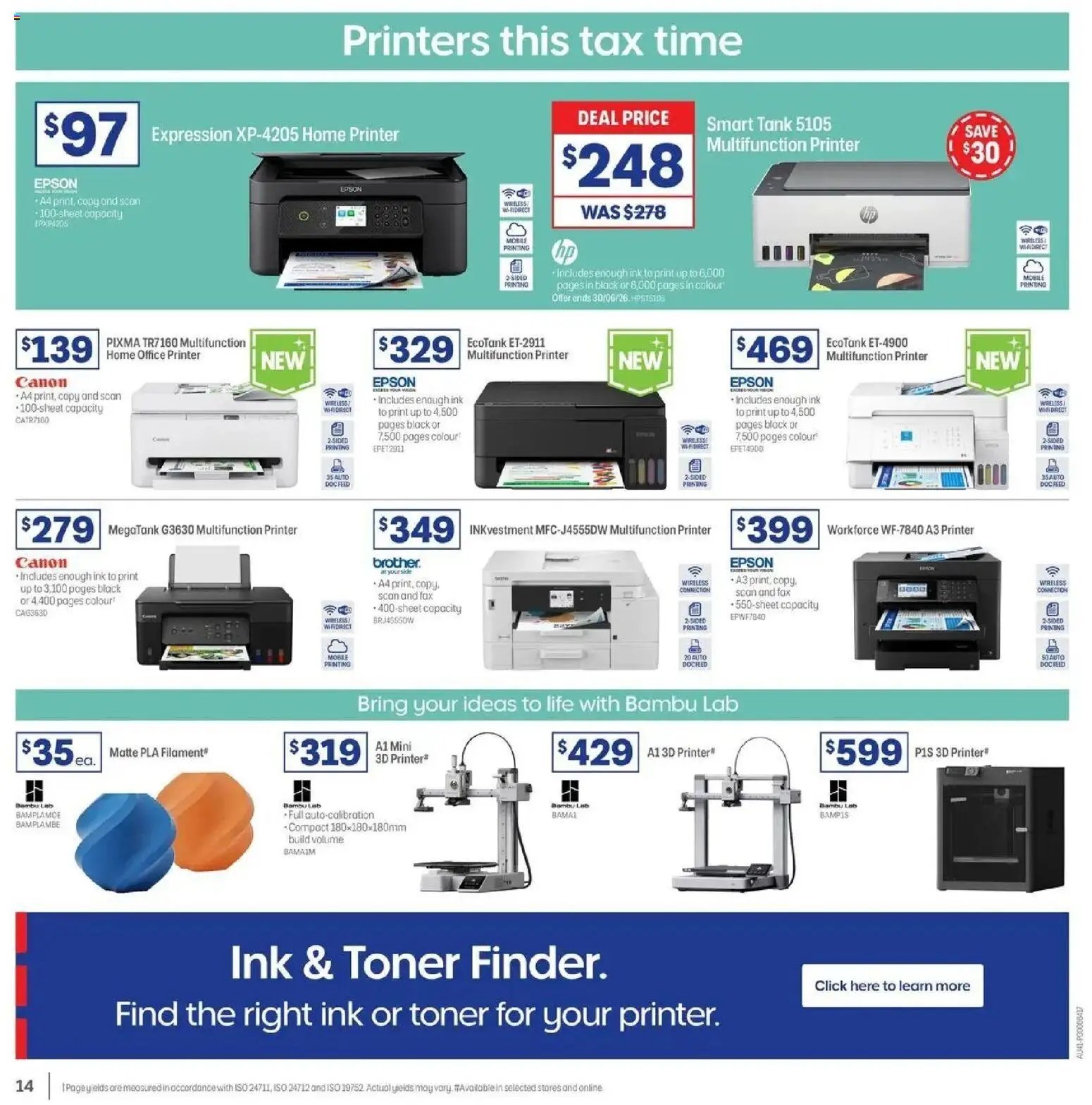 Officeworks catalogue from 10/06/2026 EOFY Deals