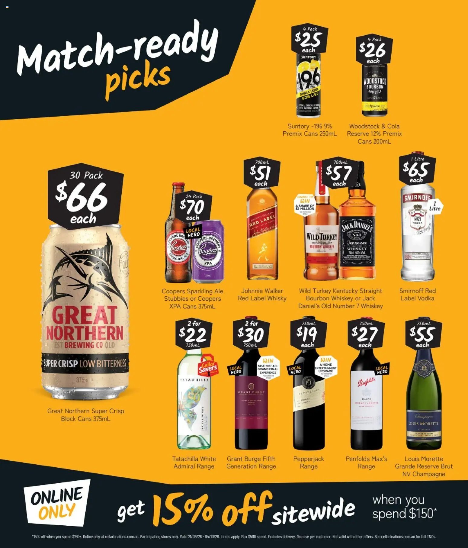 Cellarbrations catalogue from 21/09/2026 Cellarbrations catalogue ANDAMOOKA