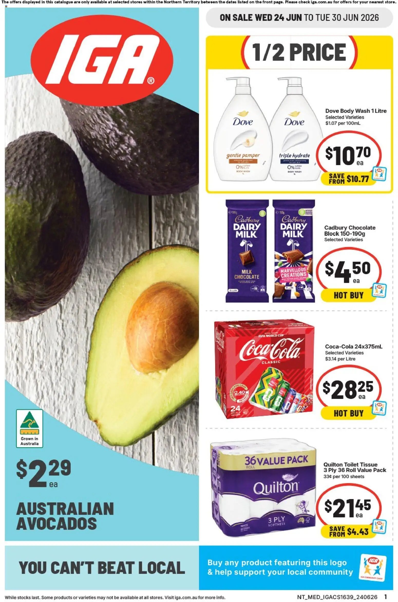 IGA catalogue from 24/06/2026 IGA catalogue NT