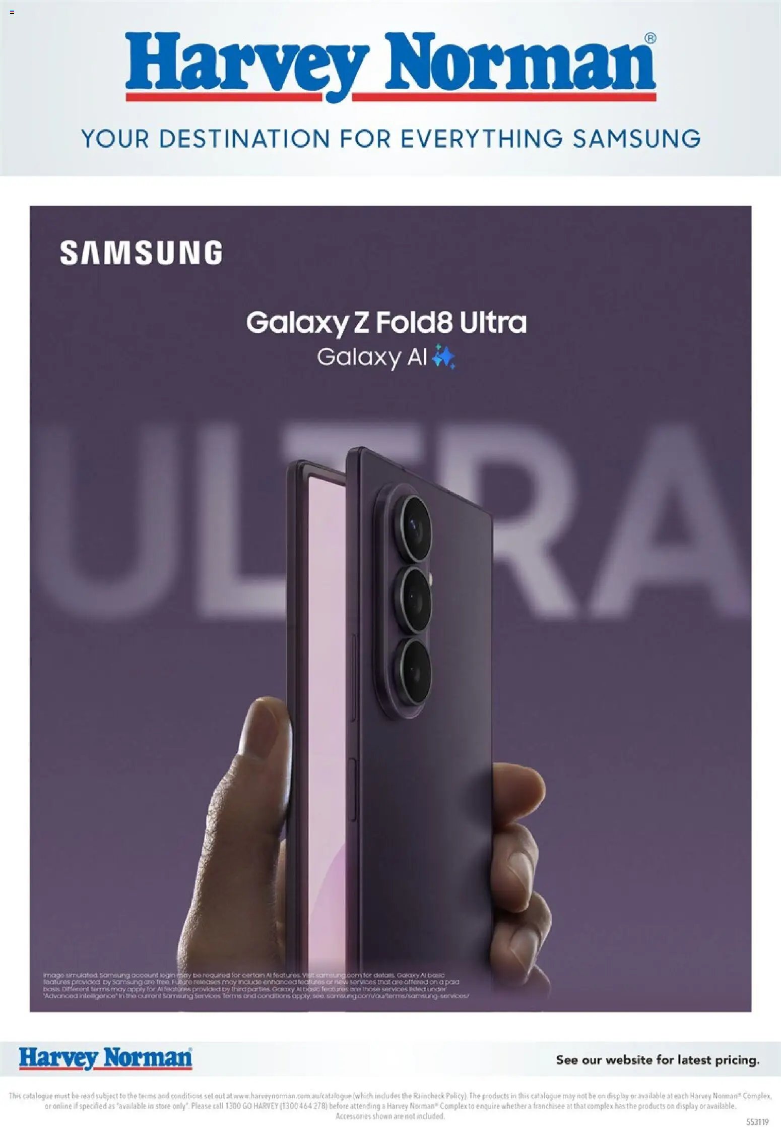 Harvey Norman catalogue from 14/08/2026 Harvey Norman Samsung Out Now 2026 Digital Catalogue