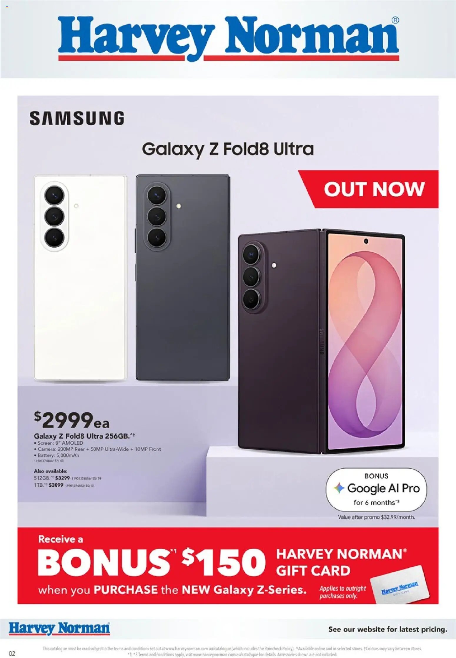Harvey Norman catalogue from 14/08/2026 Harvey Norman Samsung Out Now 2026 Digital Catalogue