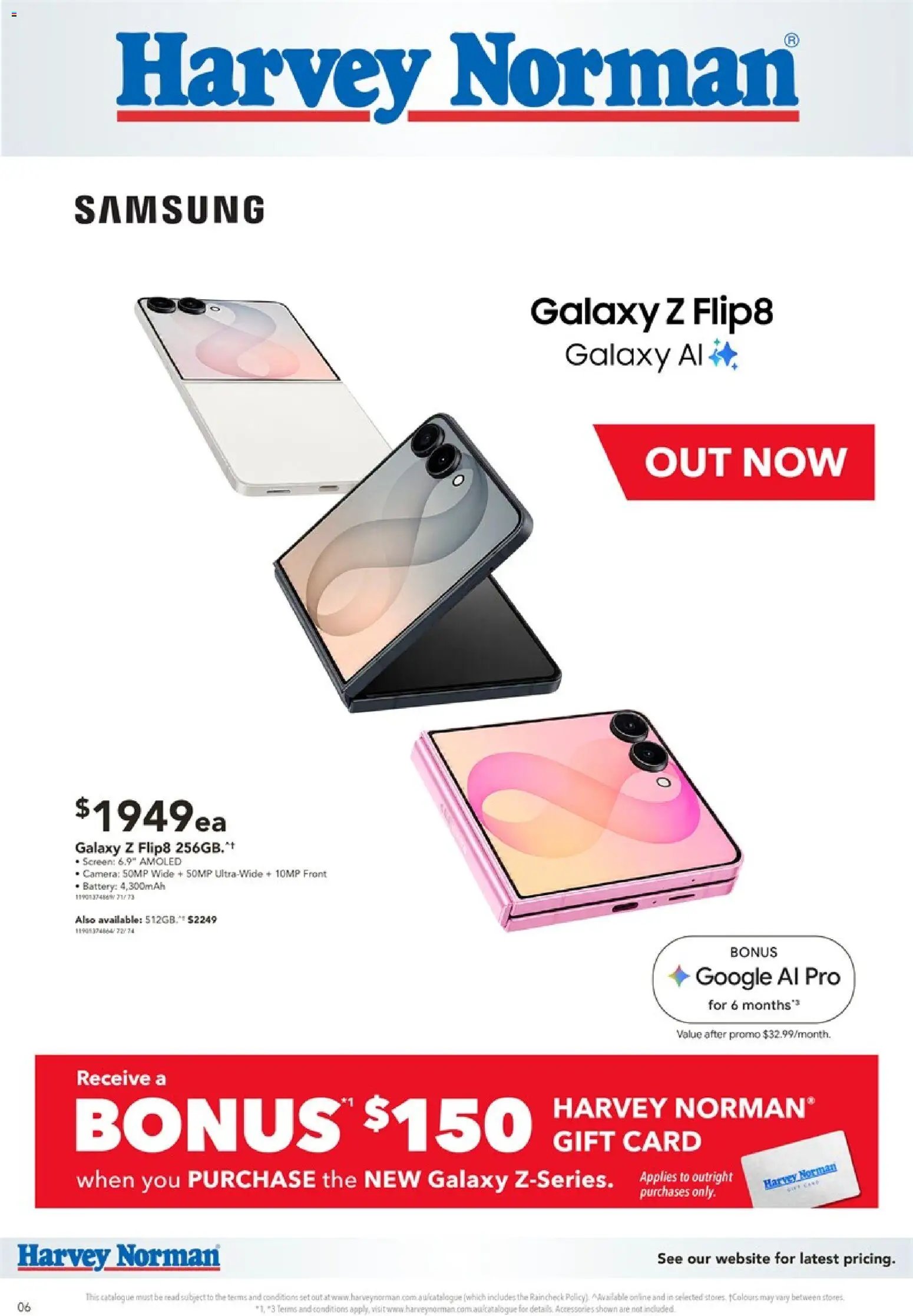 Harvey Norman catalogue from 14/08/2026 Harvey Norman Samsung Out Now 2026 Digital Catalogue