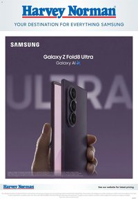 Harvey Norman catalogue from 14/08/2026 Harvey Norman Samsung Out Now 2026 Digital Catalogue