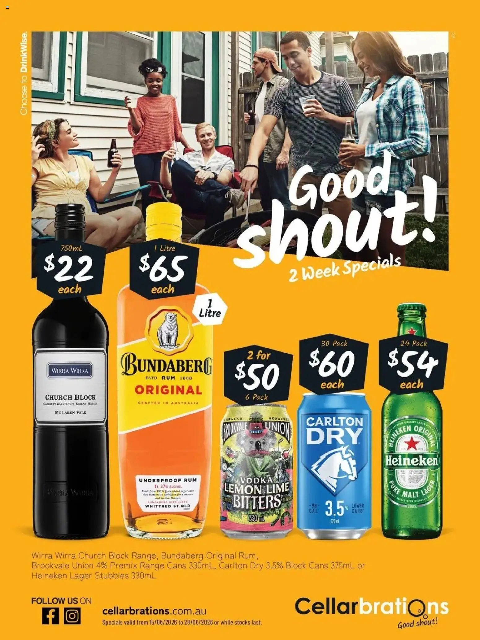 Cellarbrations catalogue from 14/06/2026 Good Shout! 15/06