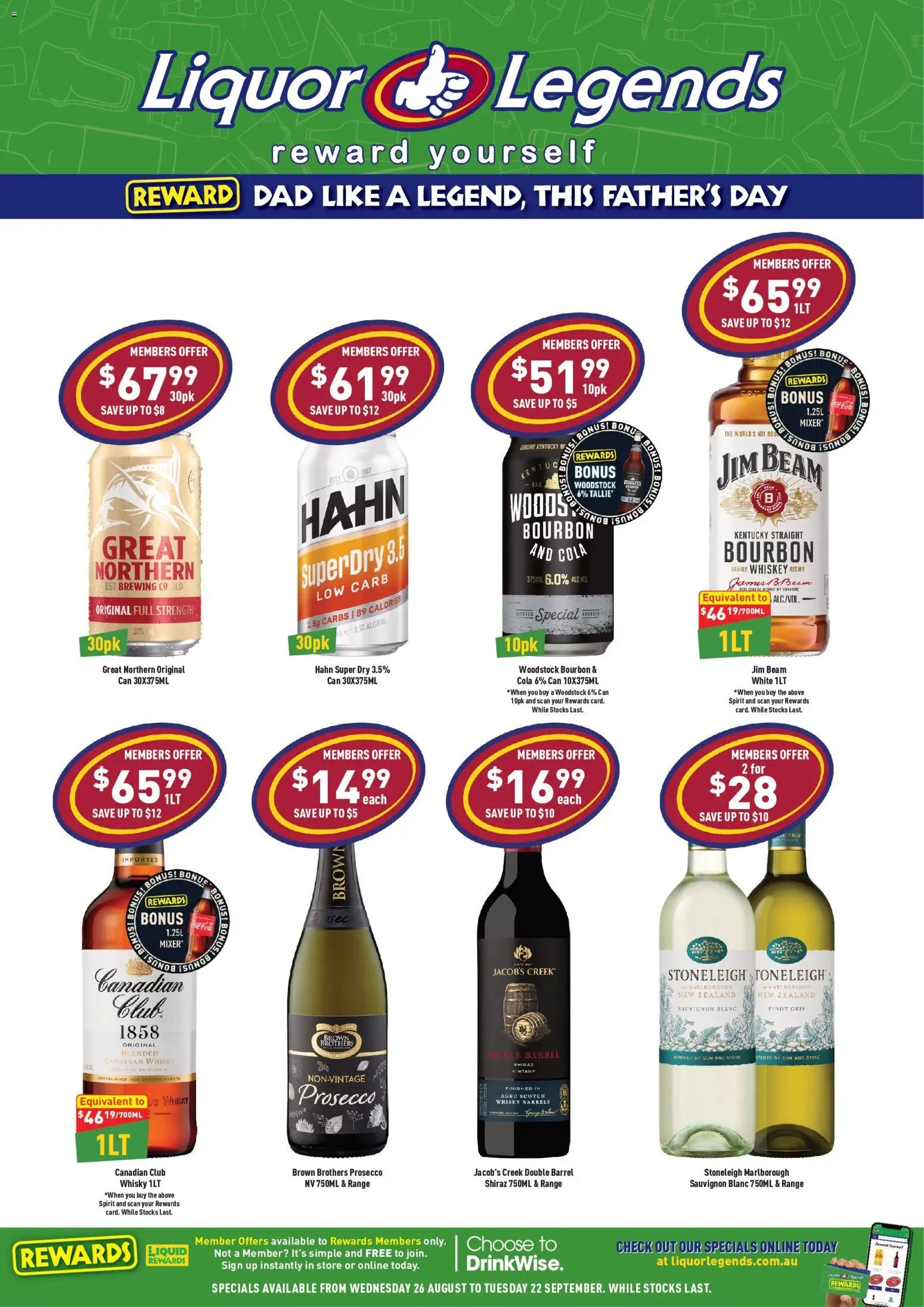 Liquor Legends catalogue from 26/08/2026 Liquor Legends catalogue Deception Bay