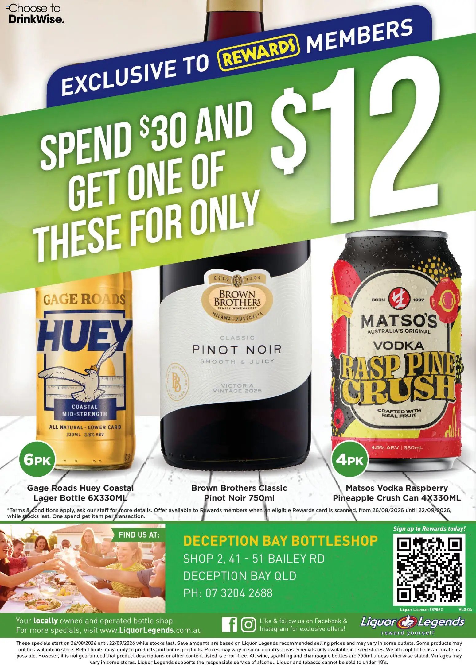 Liquor Legends catalogue from 26/08/2026 Liquor Legends catalogue Deception Bay