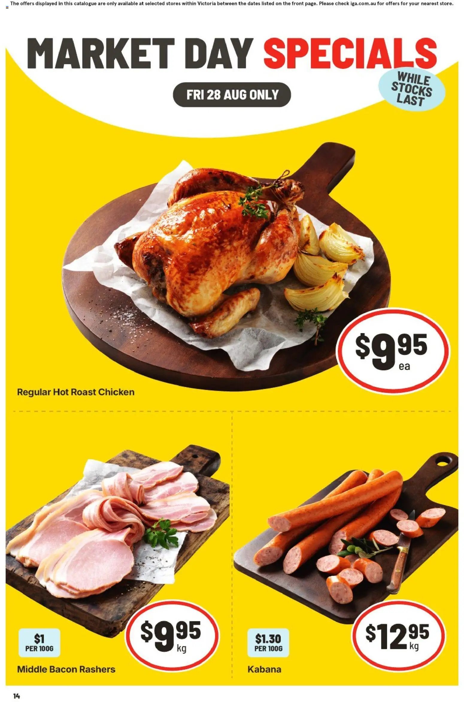 IGA catalogue from 28/08/2026 IGA Market Day Specials Brunswick