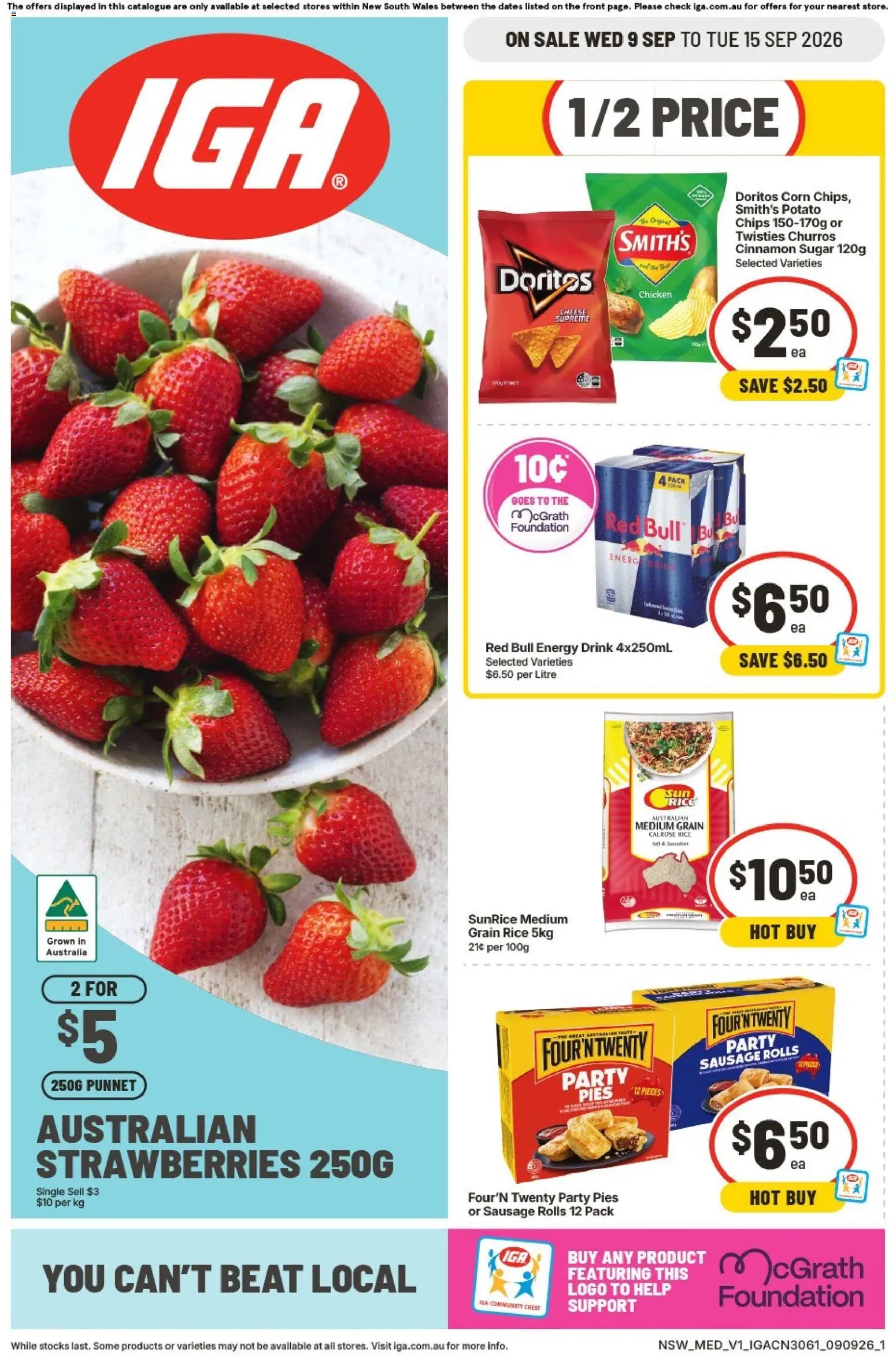IGA catalogue from 09/09/2026 IGA catalogue Hackett