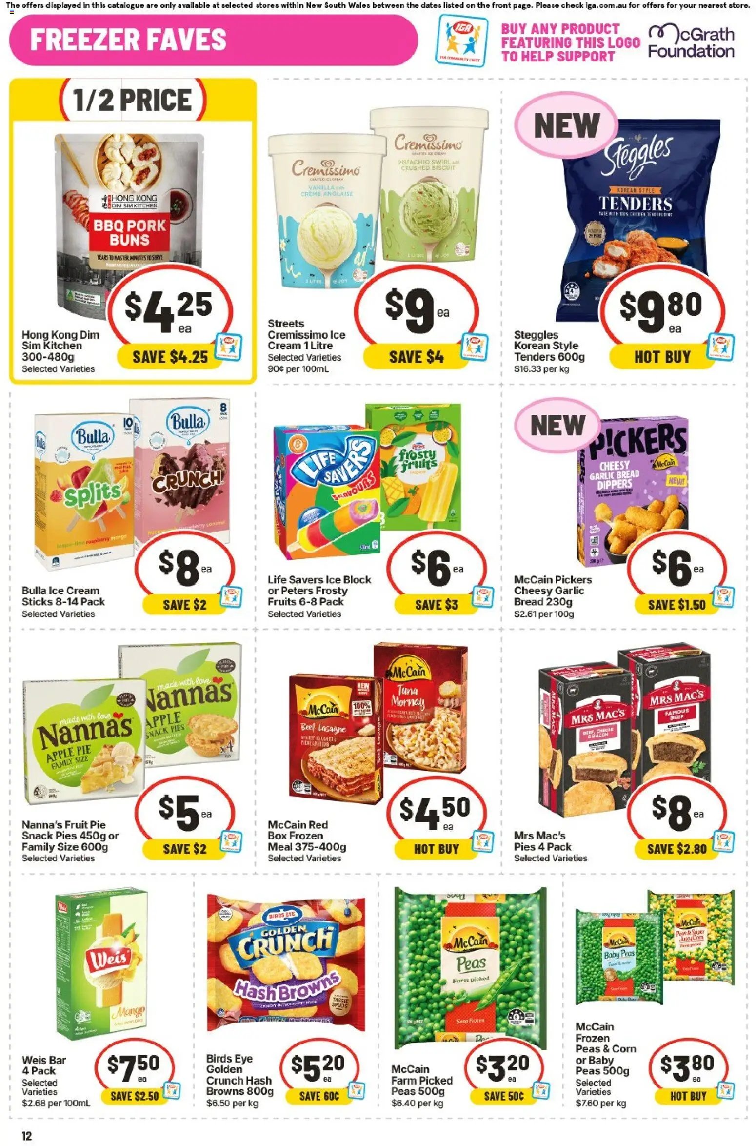 IGA catalogue from 09/09/2026 IGA catalogue Hackett
