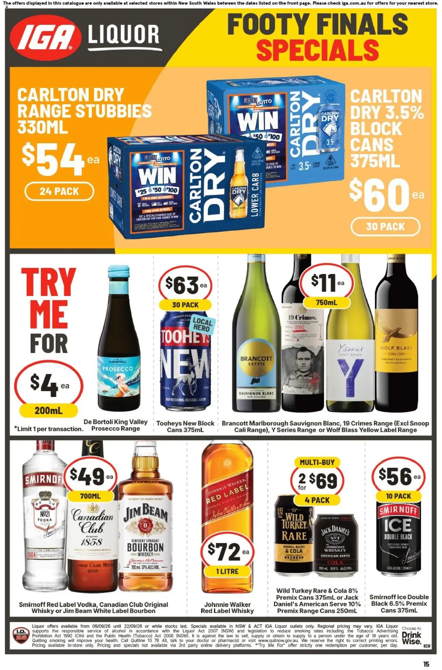 IGA catalogue from 09/09/2026 IGA catalogue Hackett