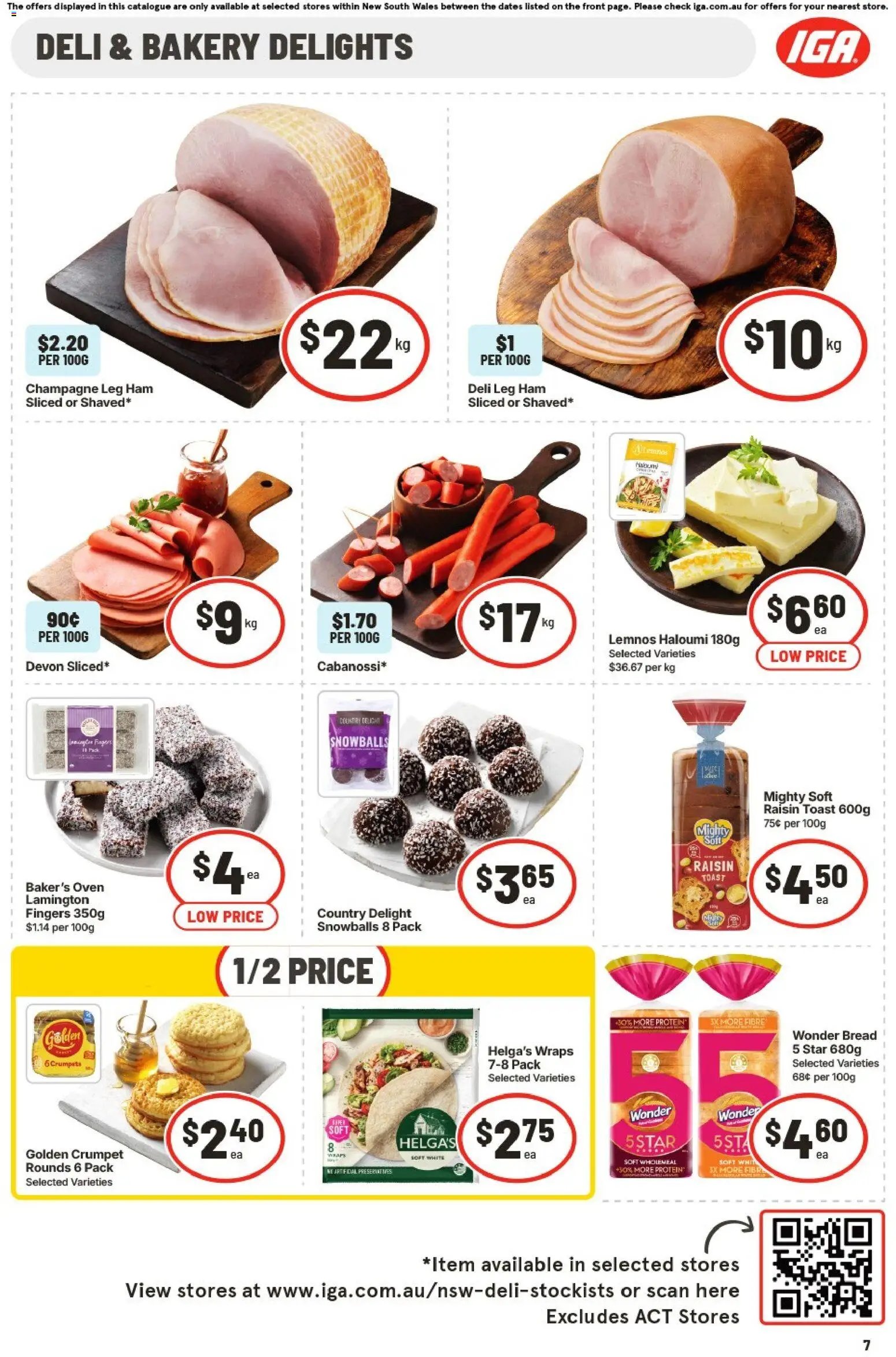 IGA catalogue from 09/09/2026 IGA catalogue Hackett