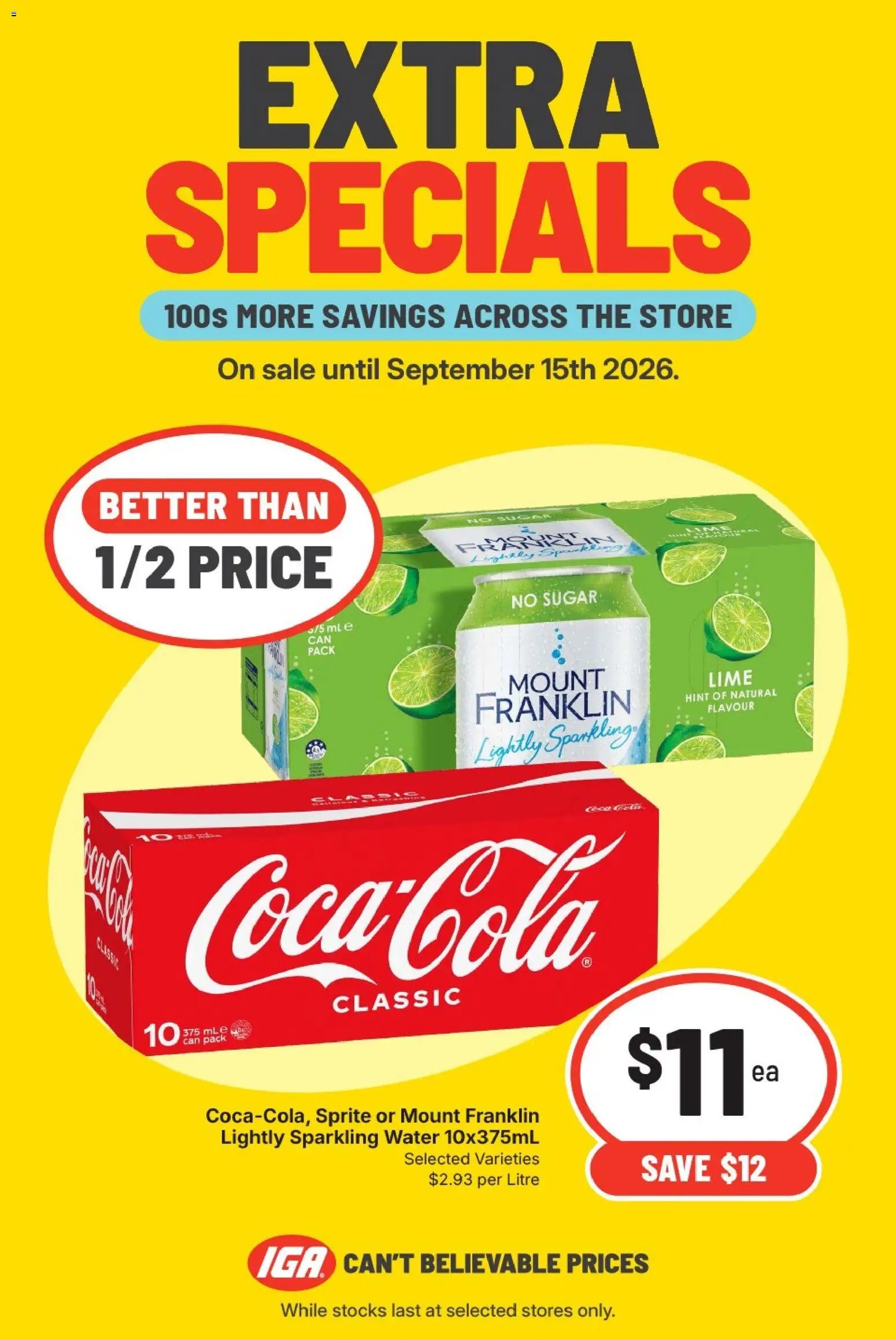 IGA catalogue from 09/09/2026 IGA catalogue East Brisbane