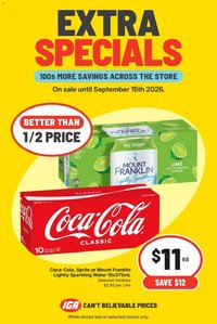 IGA catalogue from 09/09/2026 IGA catalogue East Brisbane
